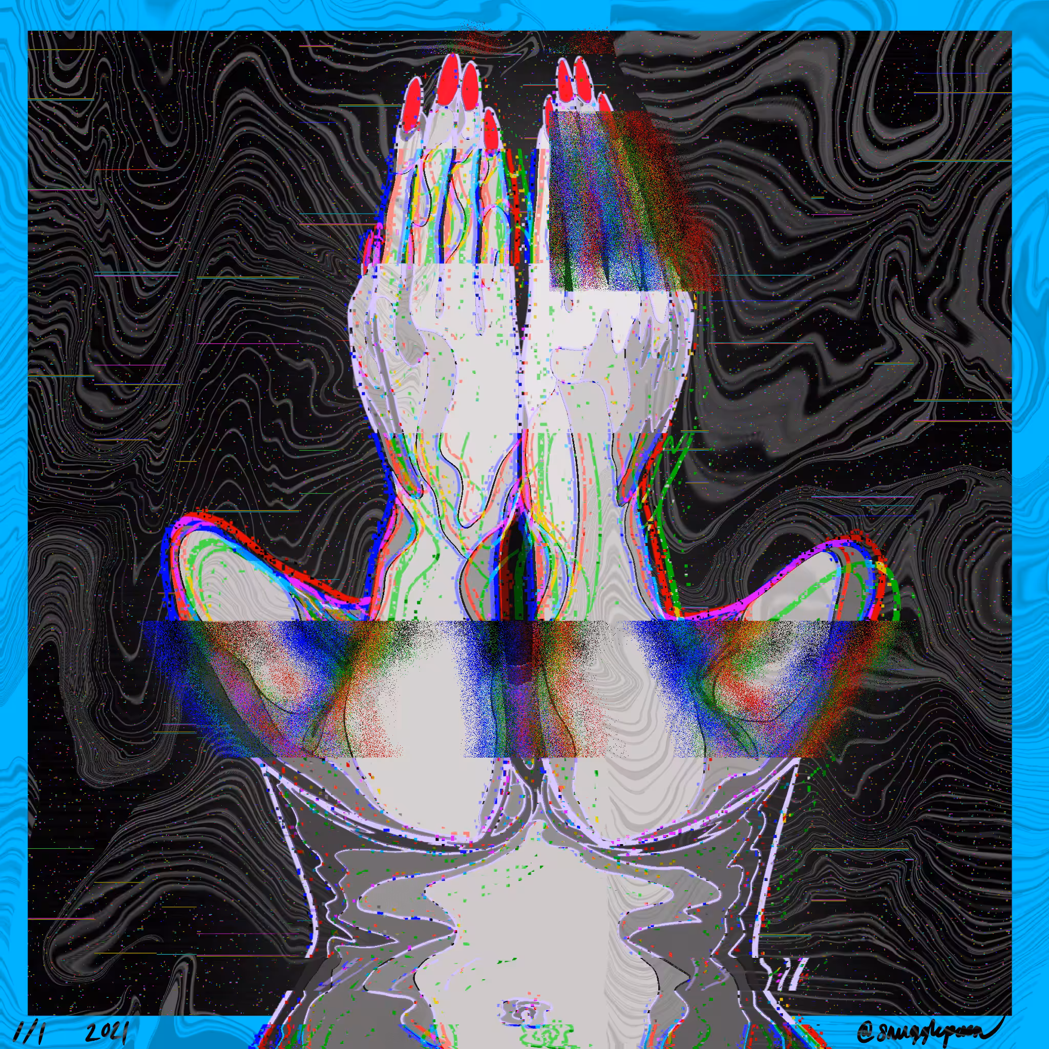 "GLTCHD_ND€_5.0" Katy Fischer Parsons Piece #5