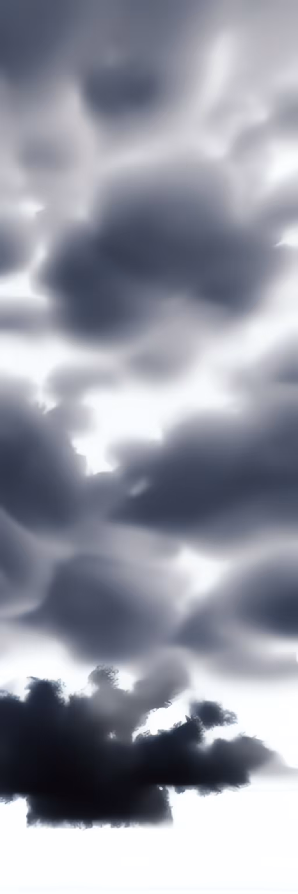 constricted ☁︎ clouds ☁︎ in narrow stripes