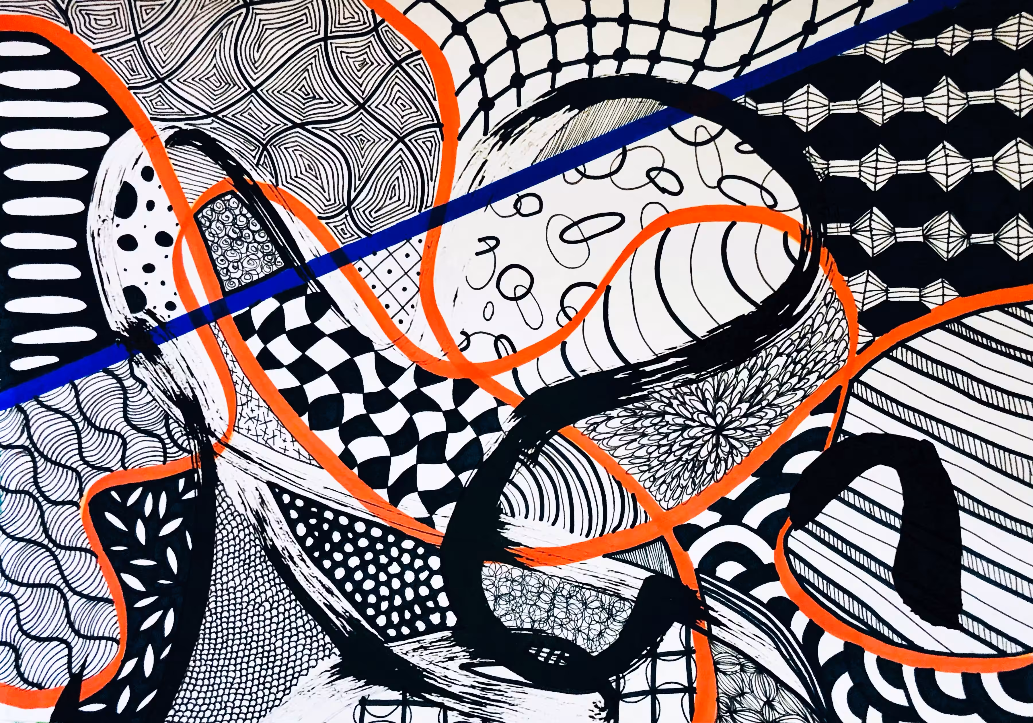Meditative Line  - Collab by @skardz and @rosehanban
