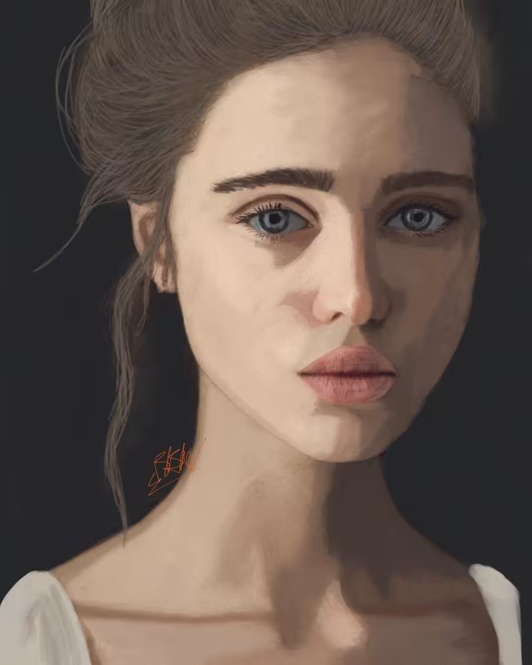 beautiful anxious