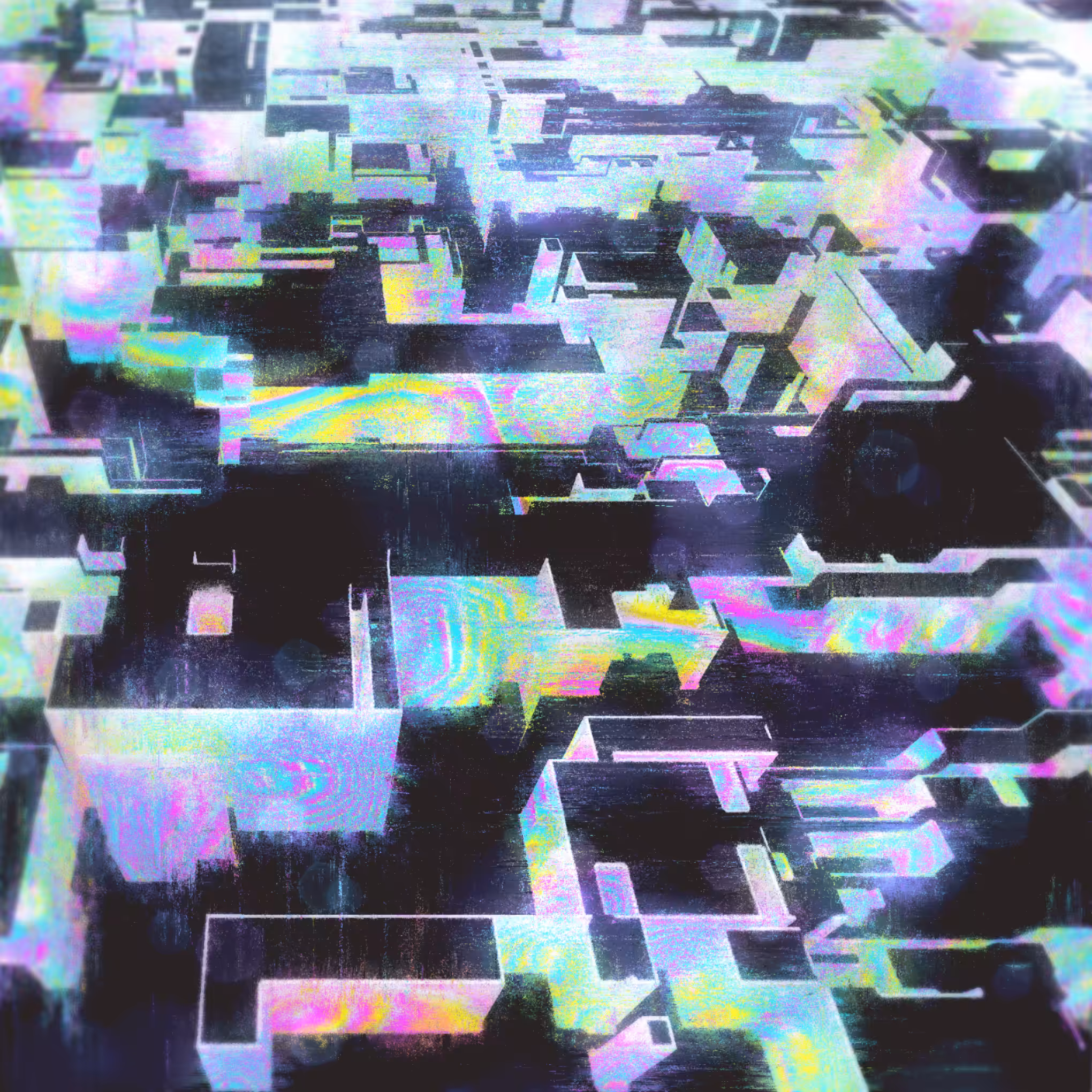 Cyber Rain in the City