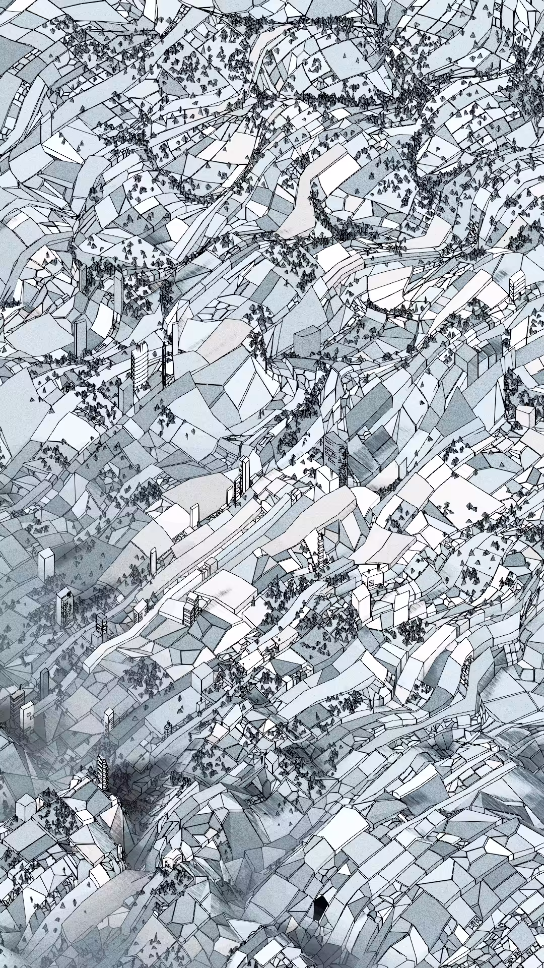 Artificial landscapes #8