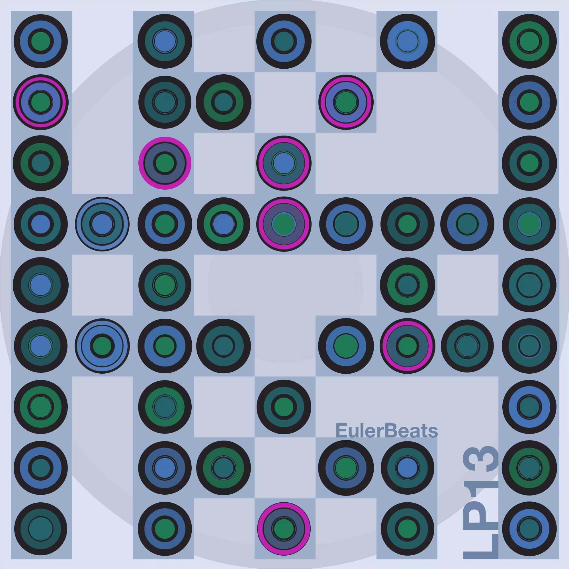 Eulerbeats LP13 Generative Cover Art: #30
