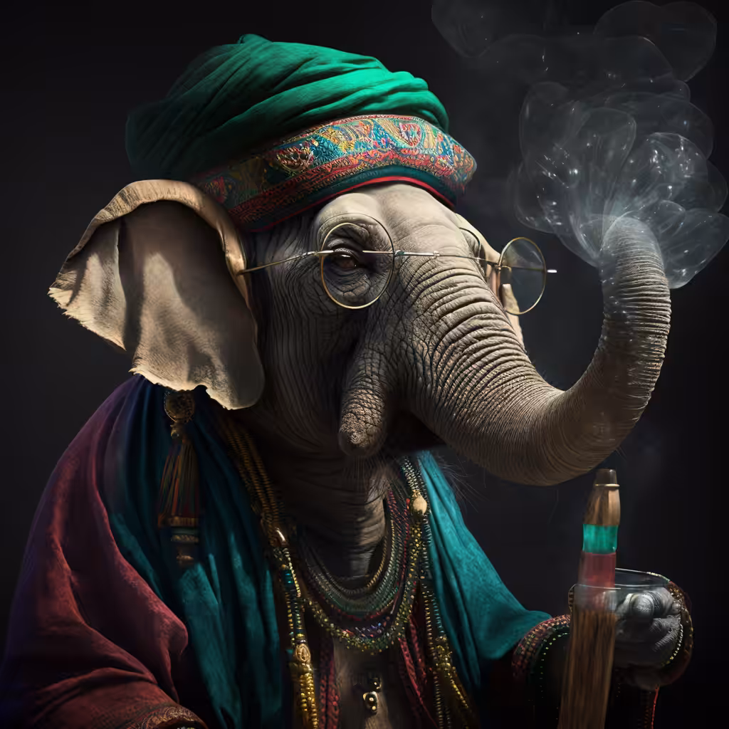 Rasta Elephant