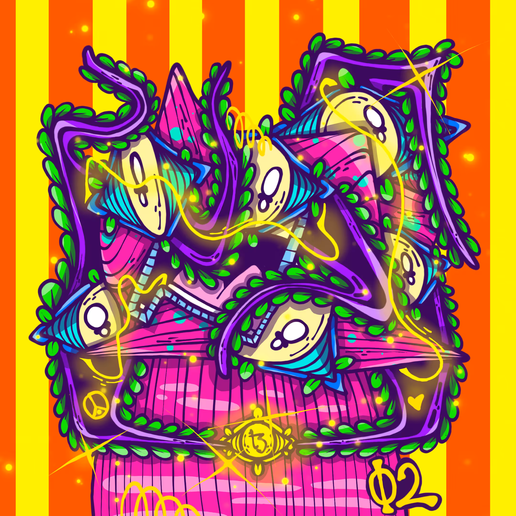 Monster rafia 02