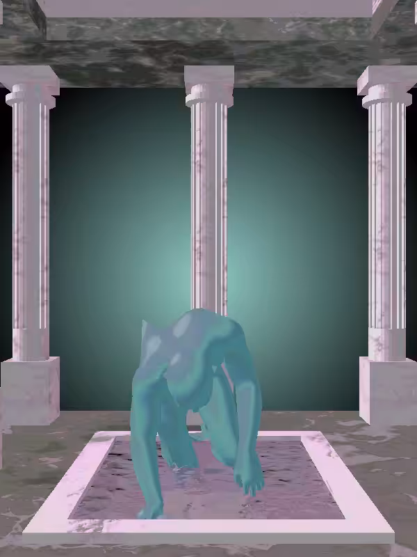 HeavenComputer: The Crawling Minty Green Man #5864