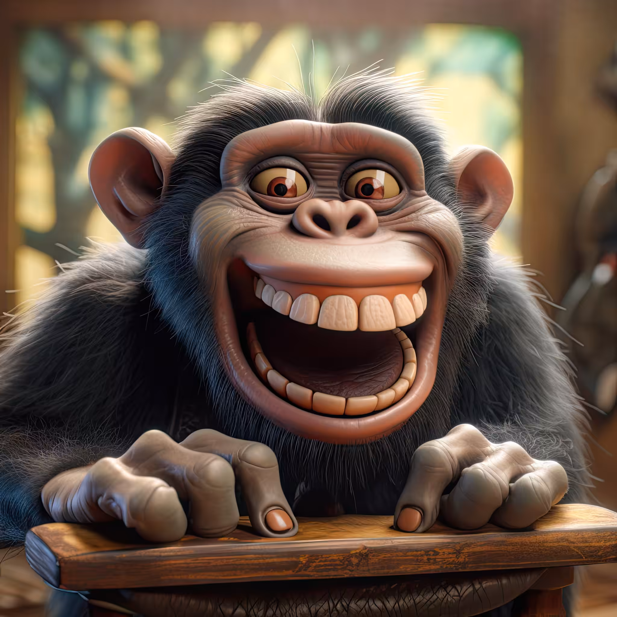 Laughing Monkey