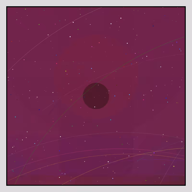 Color Field Starry B #35