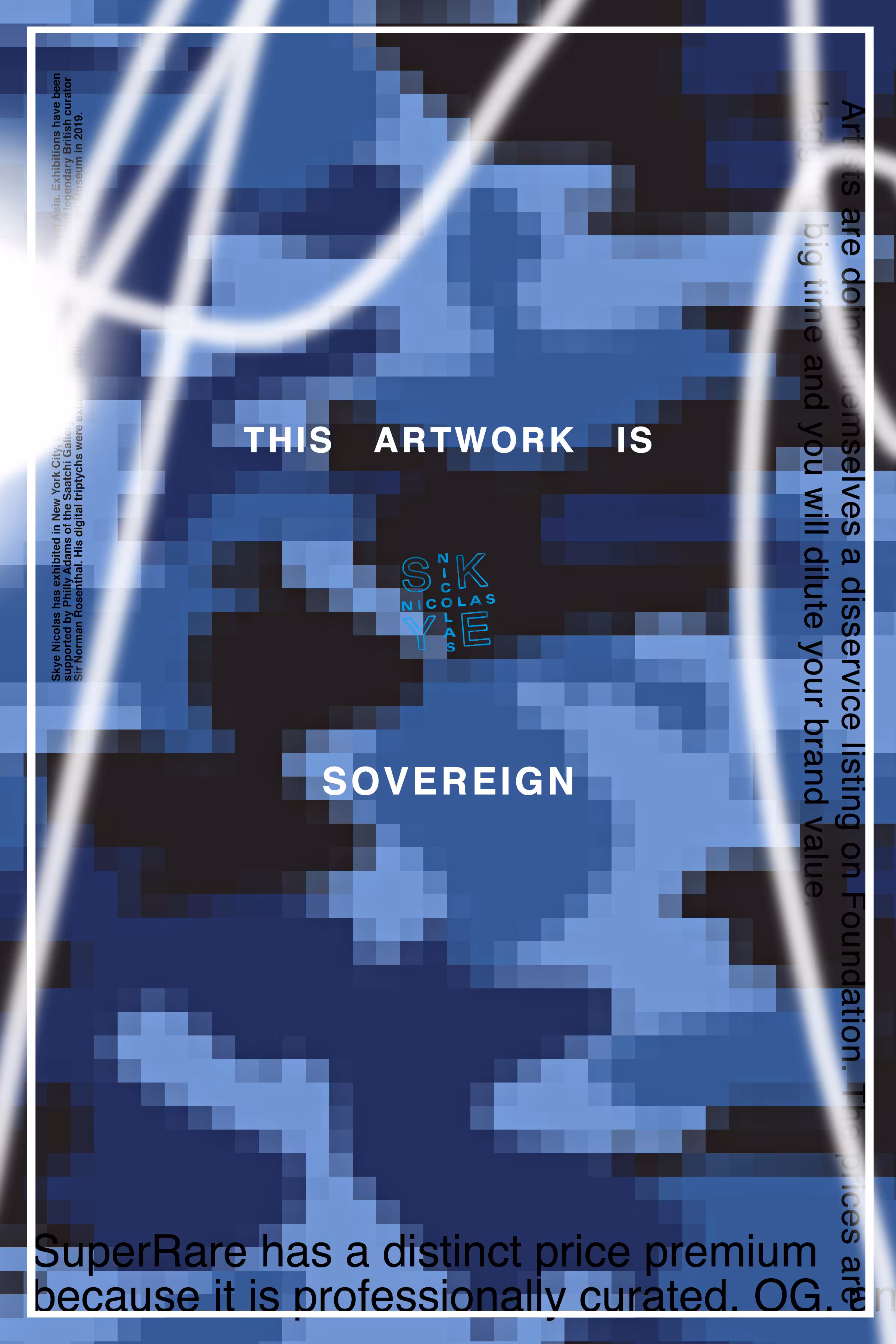 THIS ARTWORK IS SOVEREIGN [385B93 PIXEL CAMO]