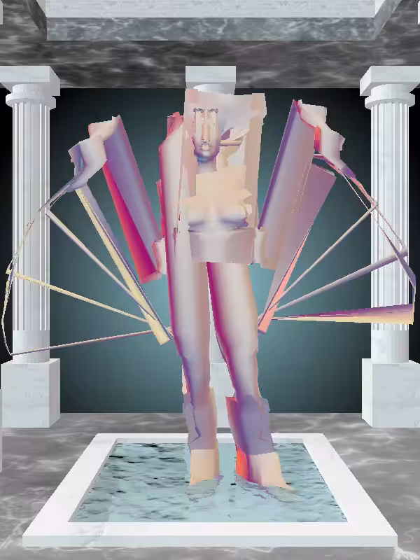 HeavenComputer: The Threatening Multichrome Haze Woman #7178