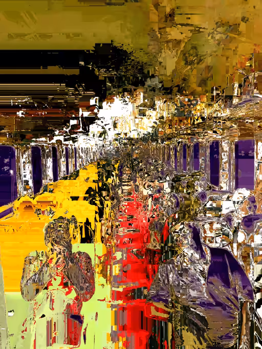 Experimental Art: Glitch Train