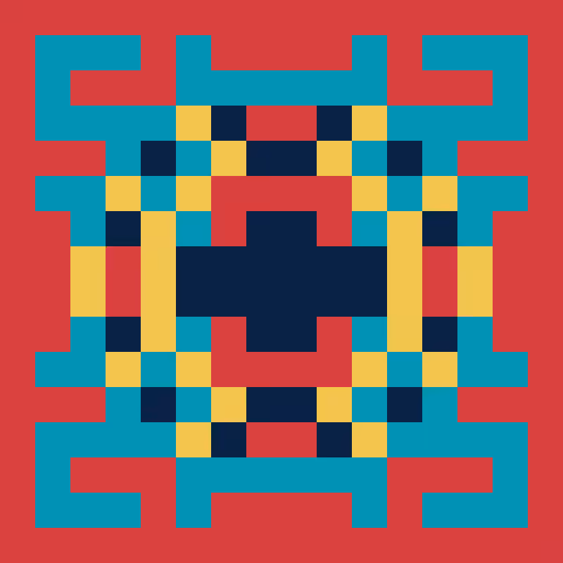 Pixel Mandala #40
