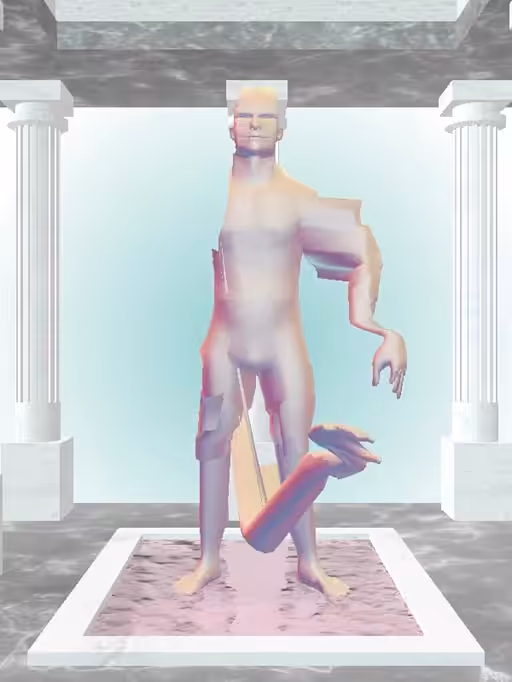 HeavenComputer: The Indifferent Multichrome Haze Man #7019