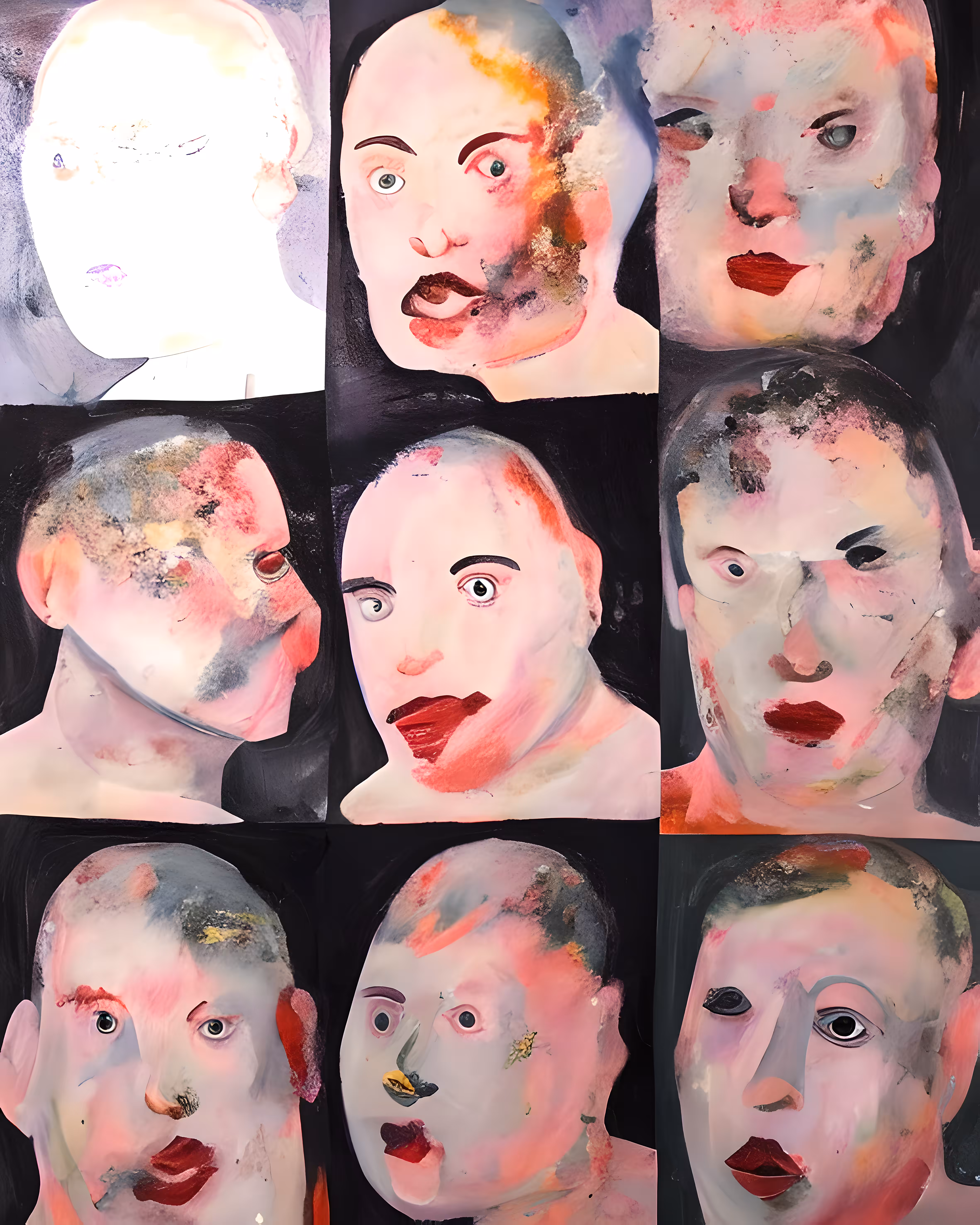 "Foggy Psyche: Exploring Faces in a Vanishing World"