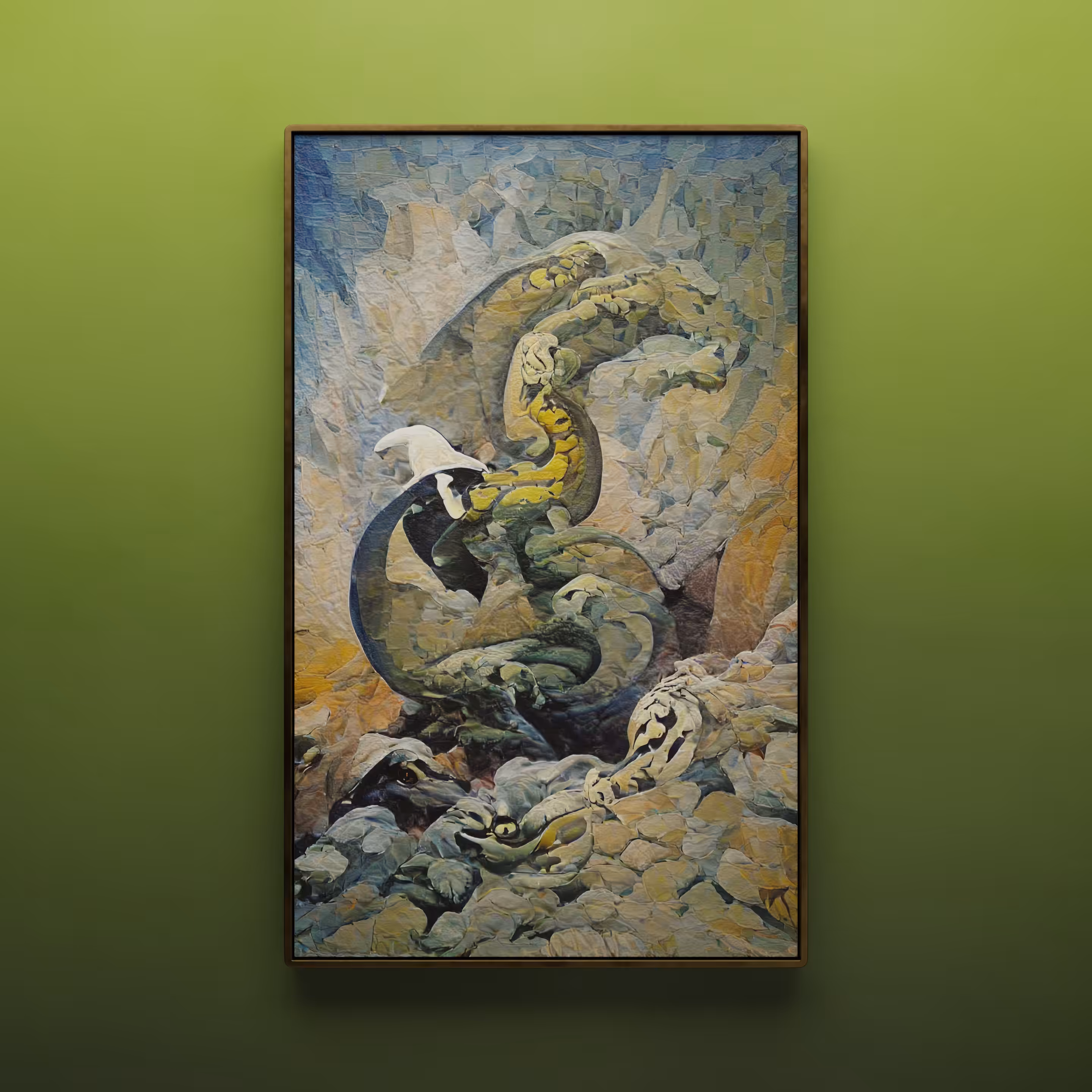 this dread wyrm writhes amidst bone