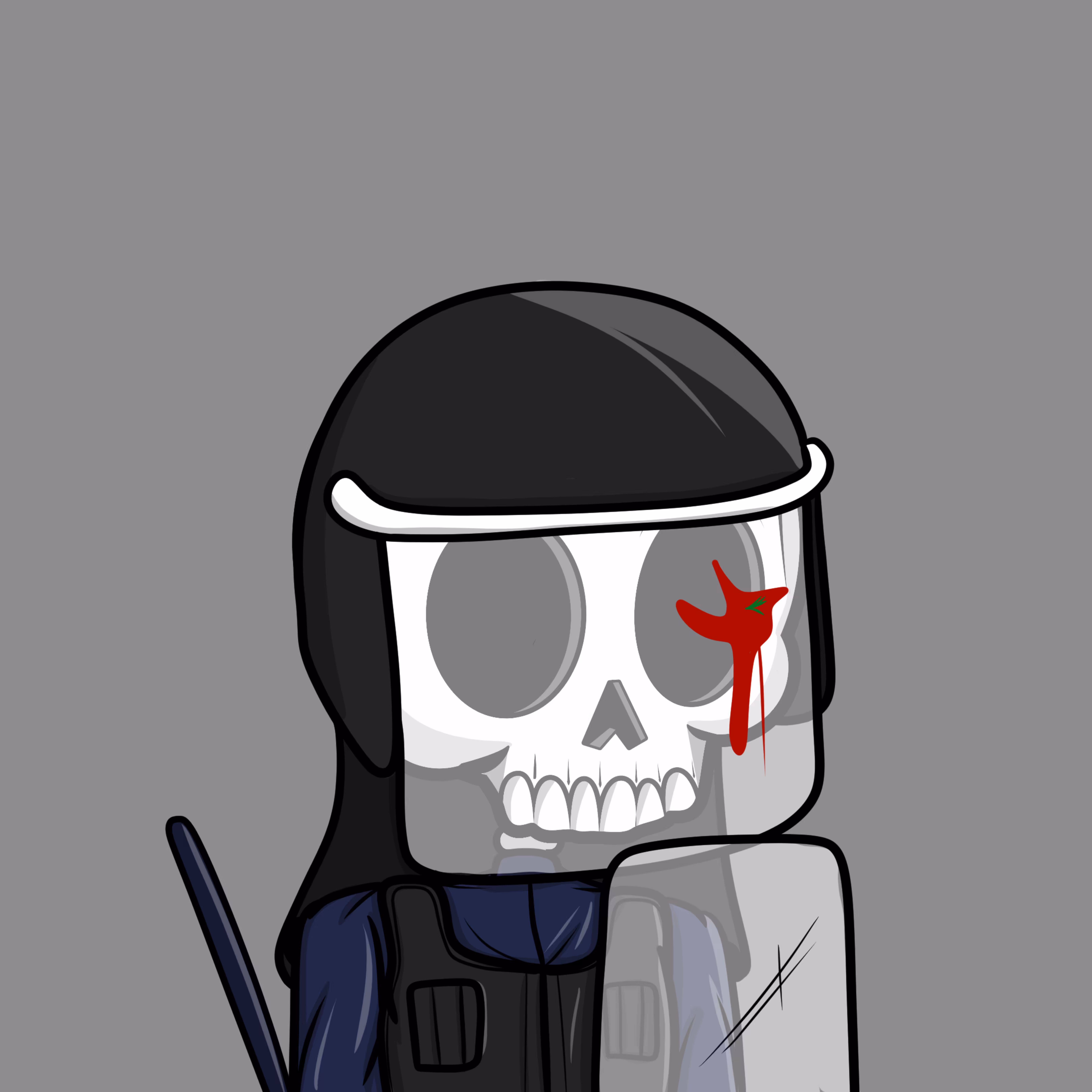Edgar The Skeleton - Riot #350