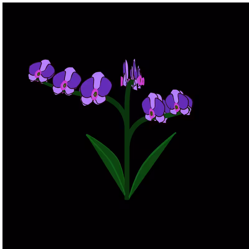 Meta Flower 13 - Orchids #3