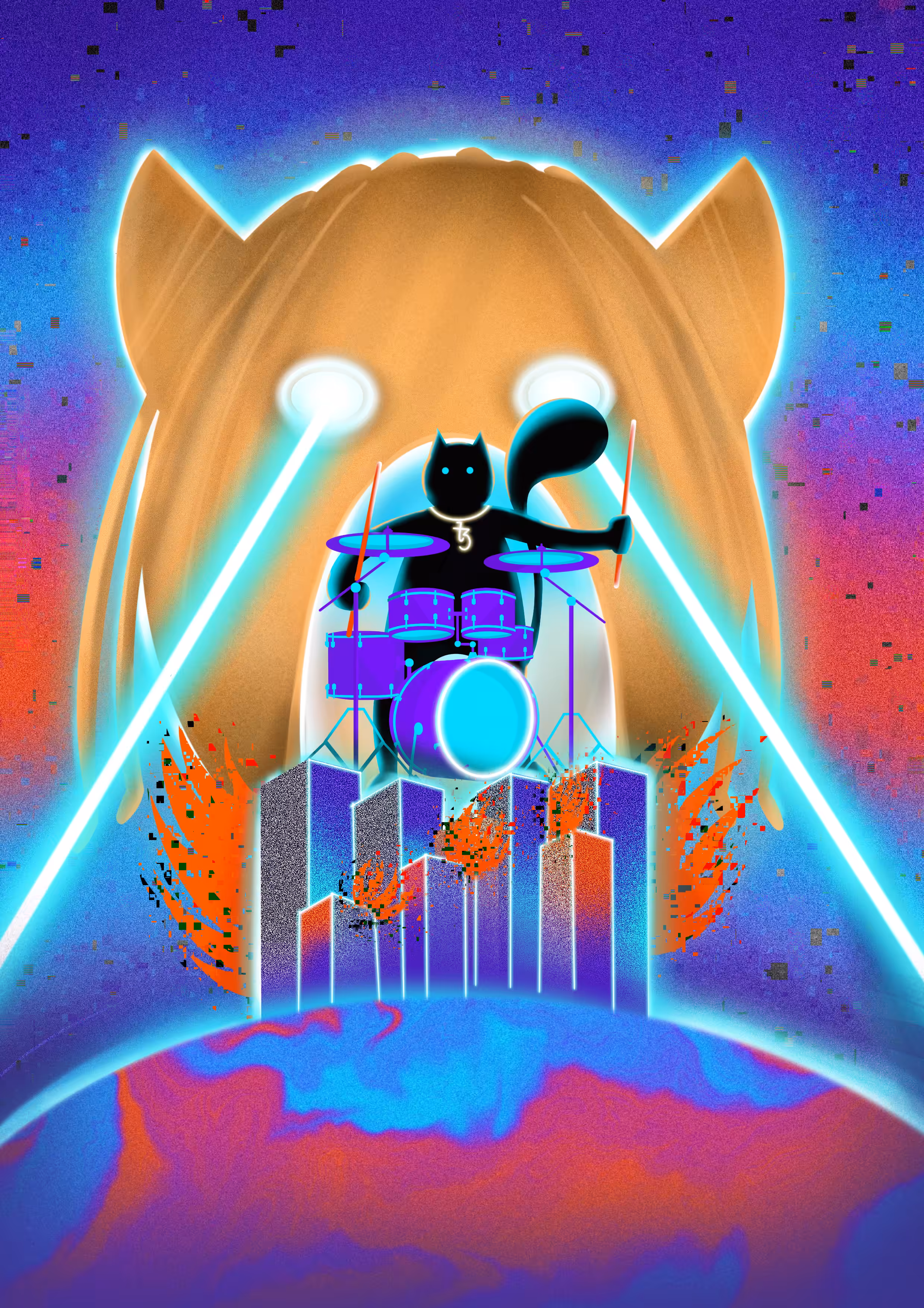  #TezBattle "Astro Cat"