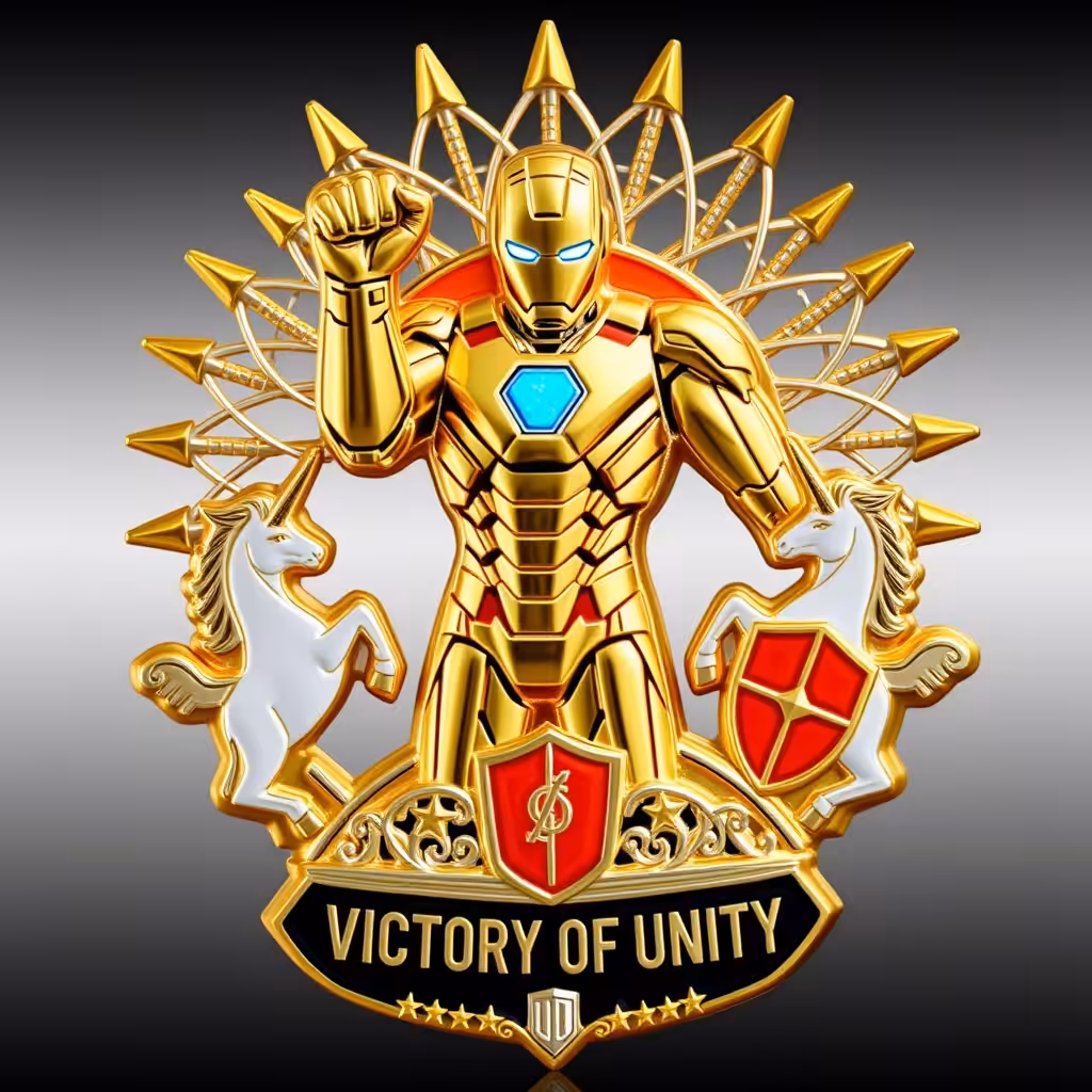 hyperluxurious victory pin