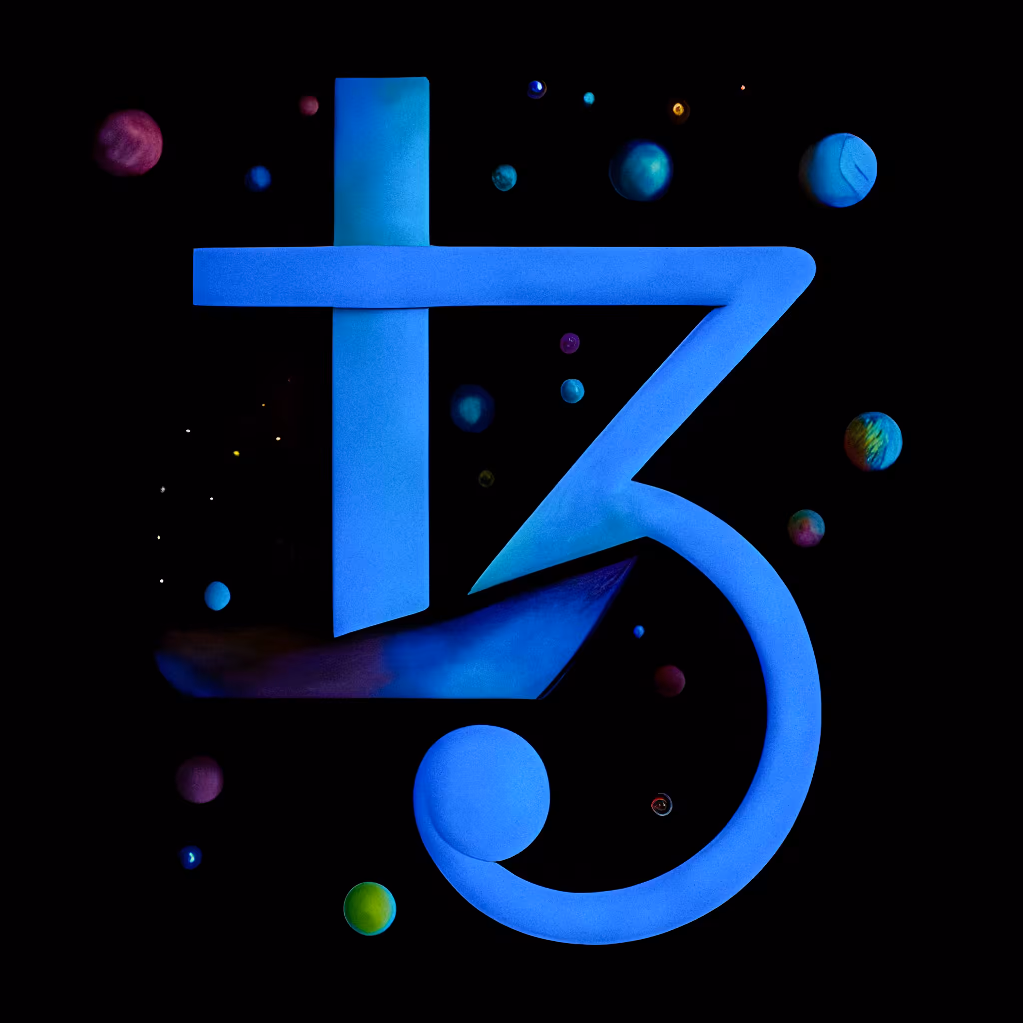 Tezos art logo #3