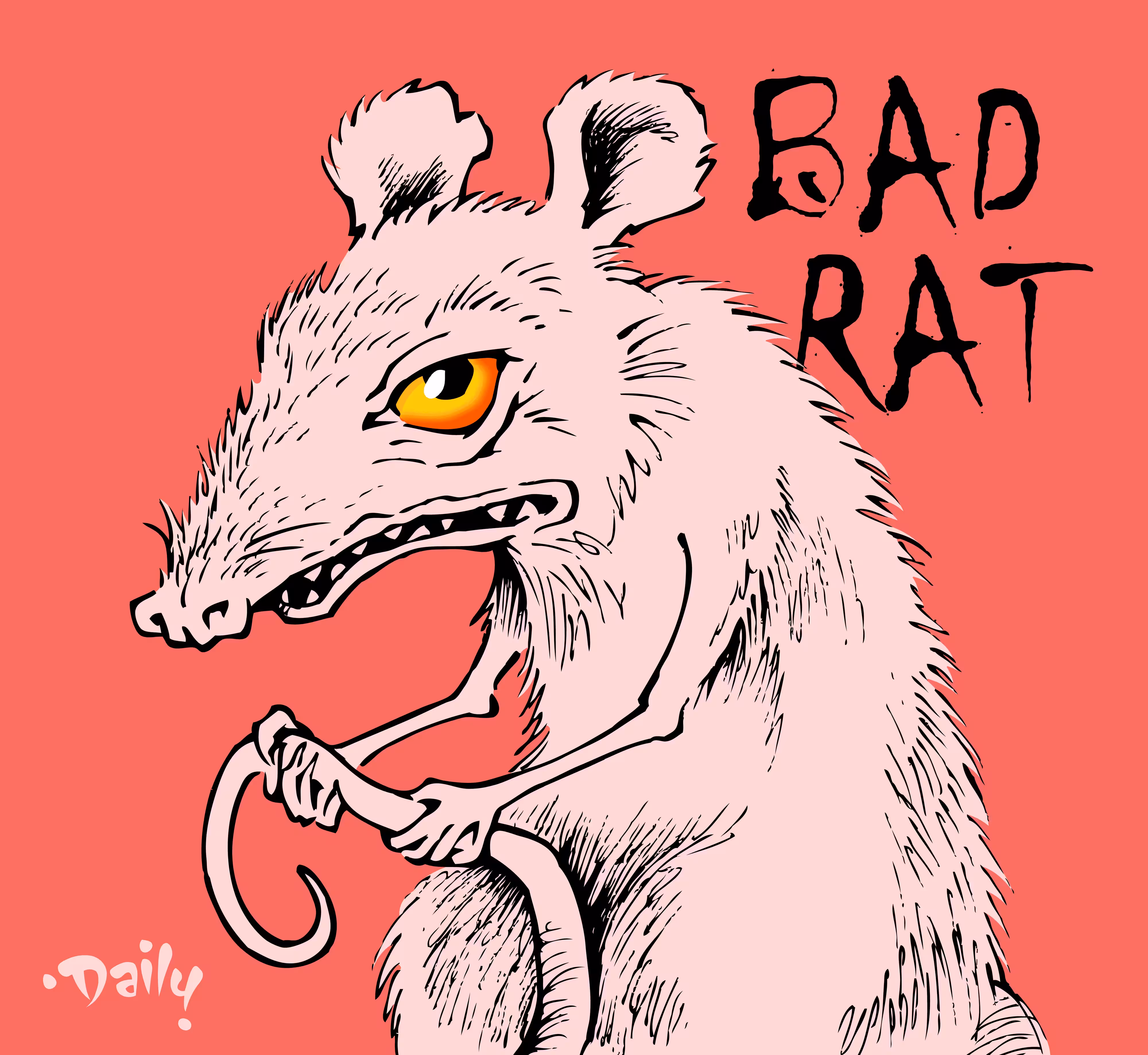 Bad Rat (HEX Color #D26363)
