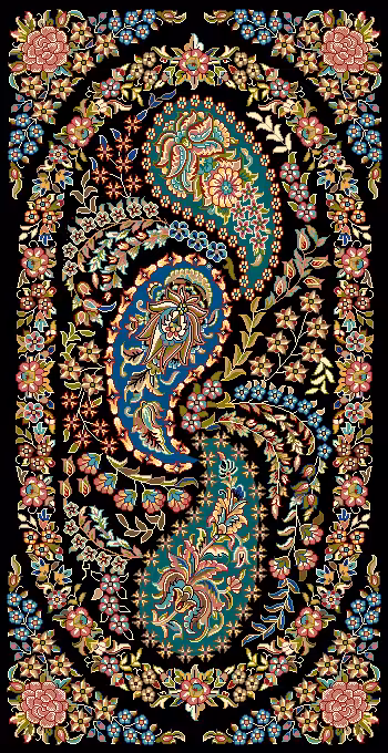 Ganjineh Kerman: boteh gardan