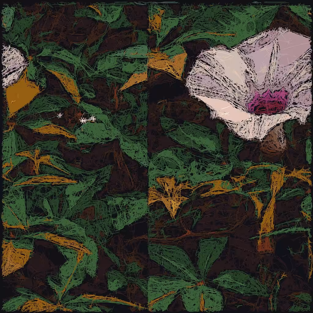 glitch flower