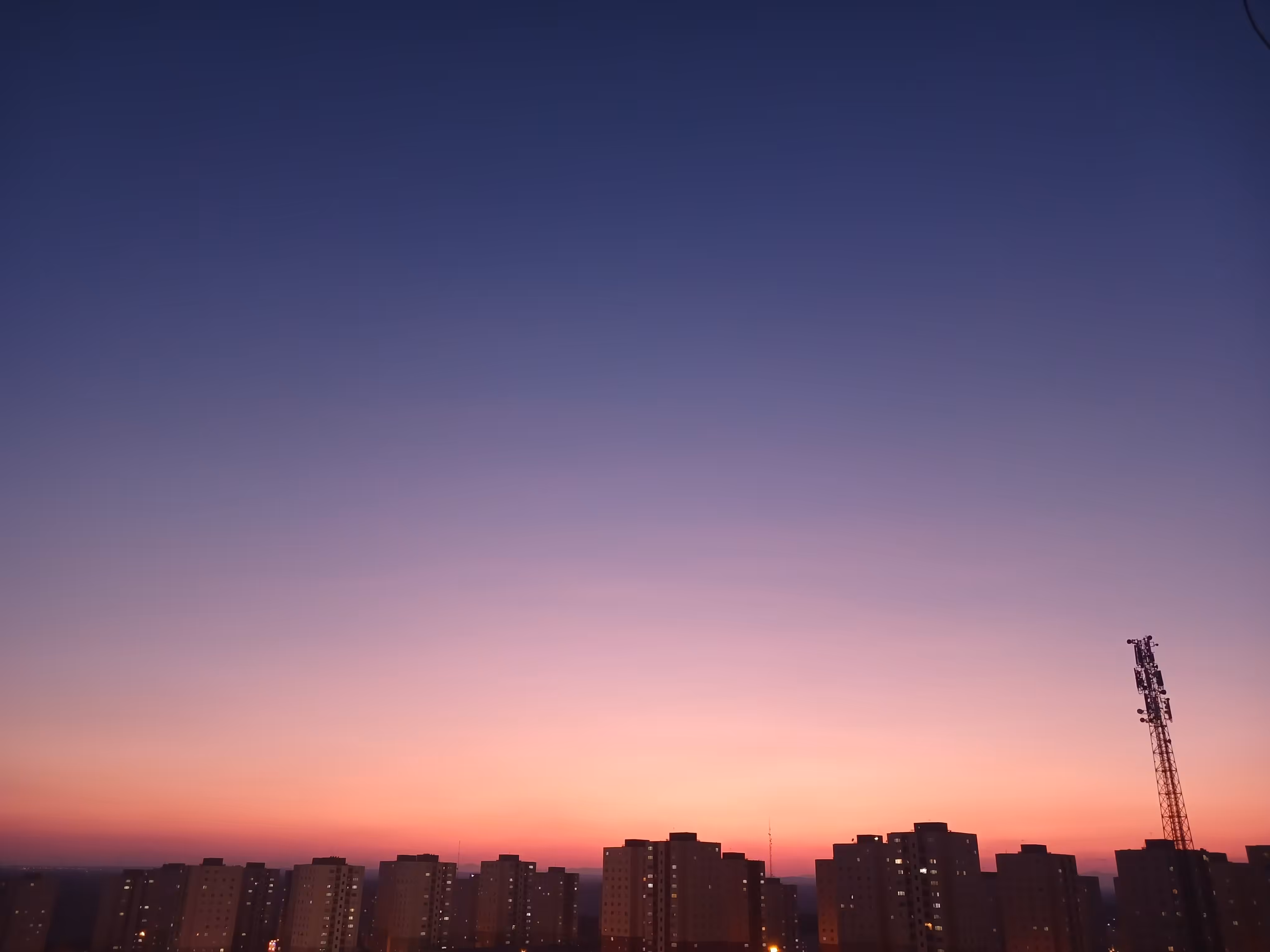 Peaceful sunset
