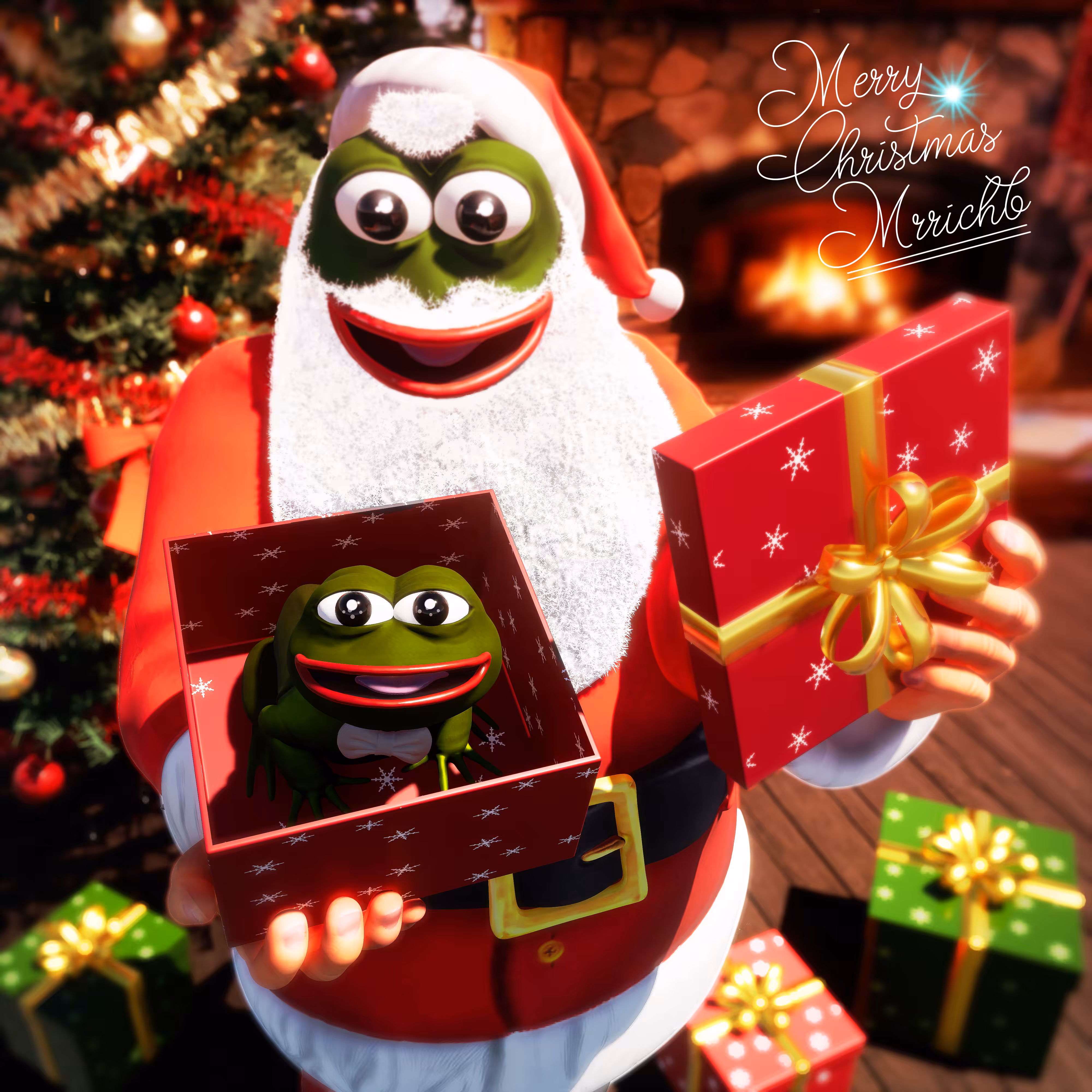 Santa Pepe 🐸🎅