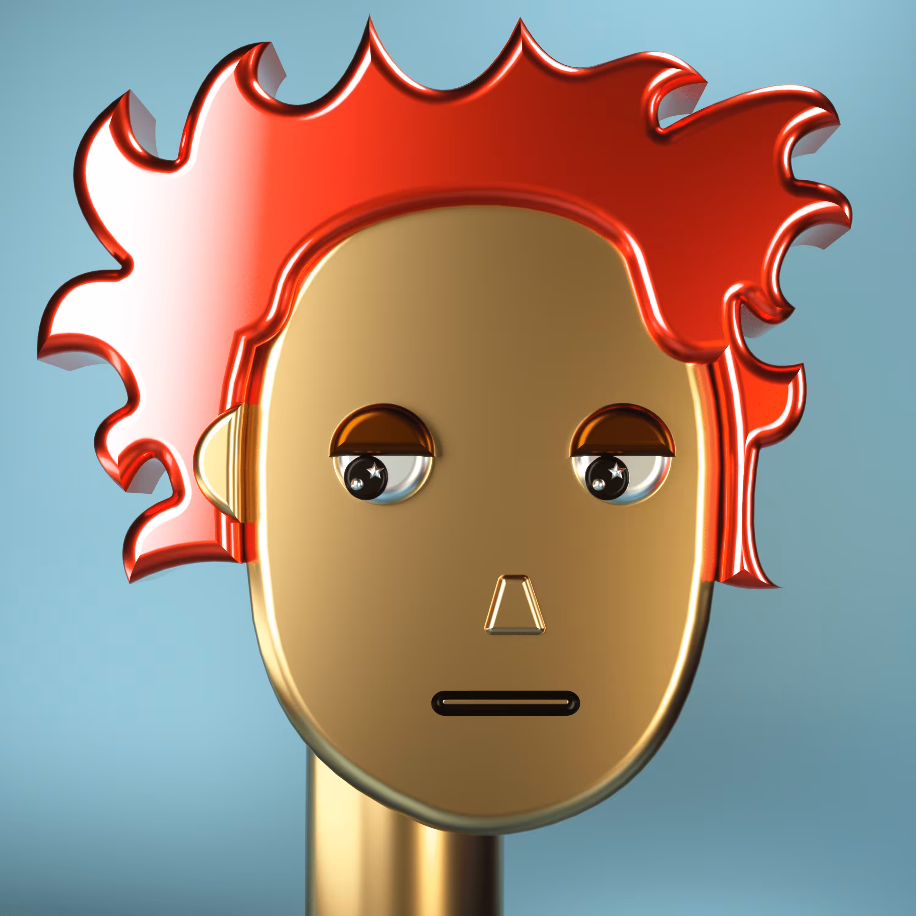 3D Chrome Punks: 3D Chrome Punk #0297