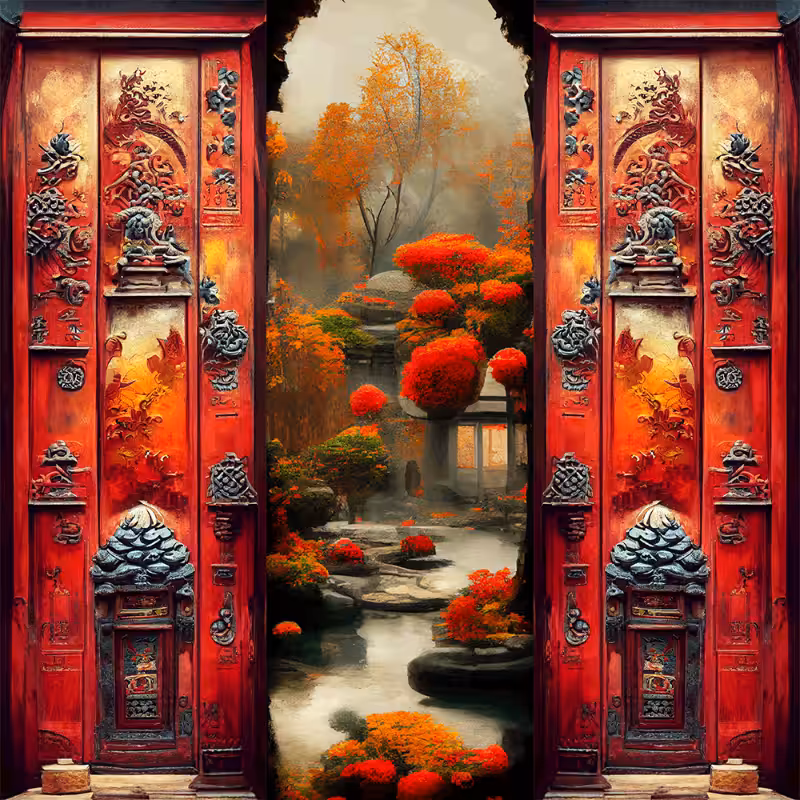 AI Chinese Garden #15