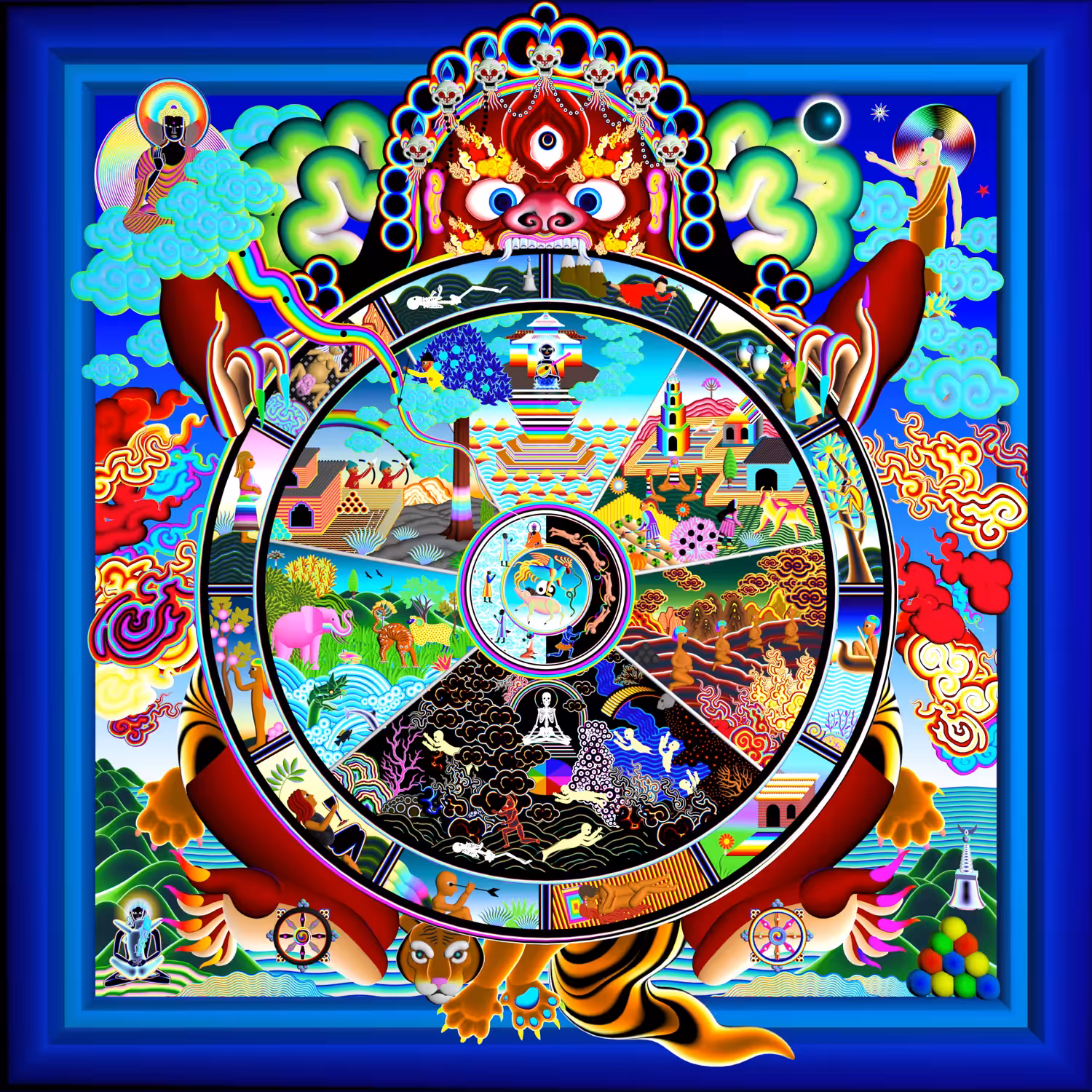  སྲིད་པའི་འཁོར་ལོ  The Wheel of Samsara