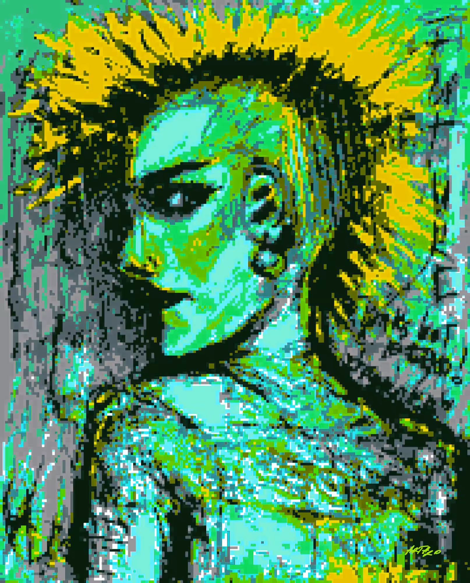 Neon Rebellion, A Punk Girl's Canvas