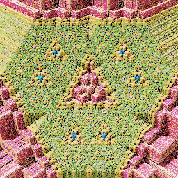 Colorful cubic sponge forms #16
