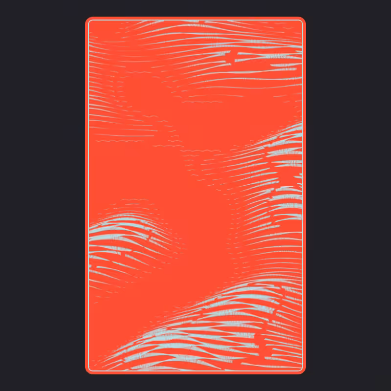 Topographic Playing Card #54