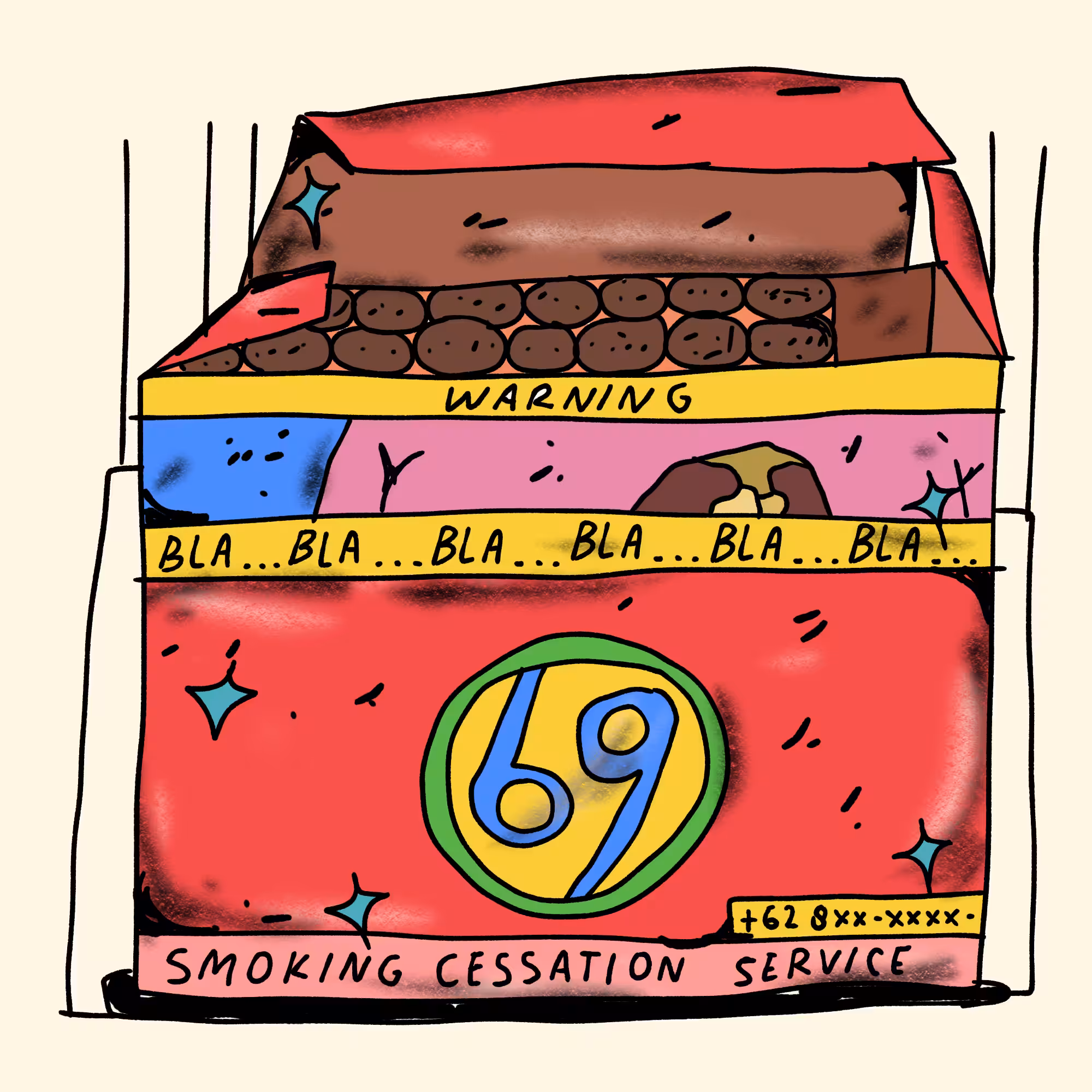 illegal cigarette pack