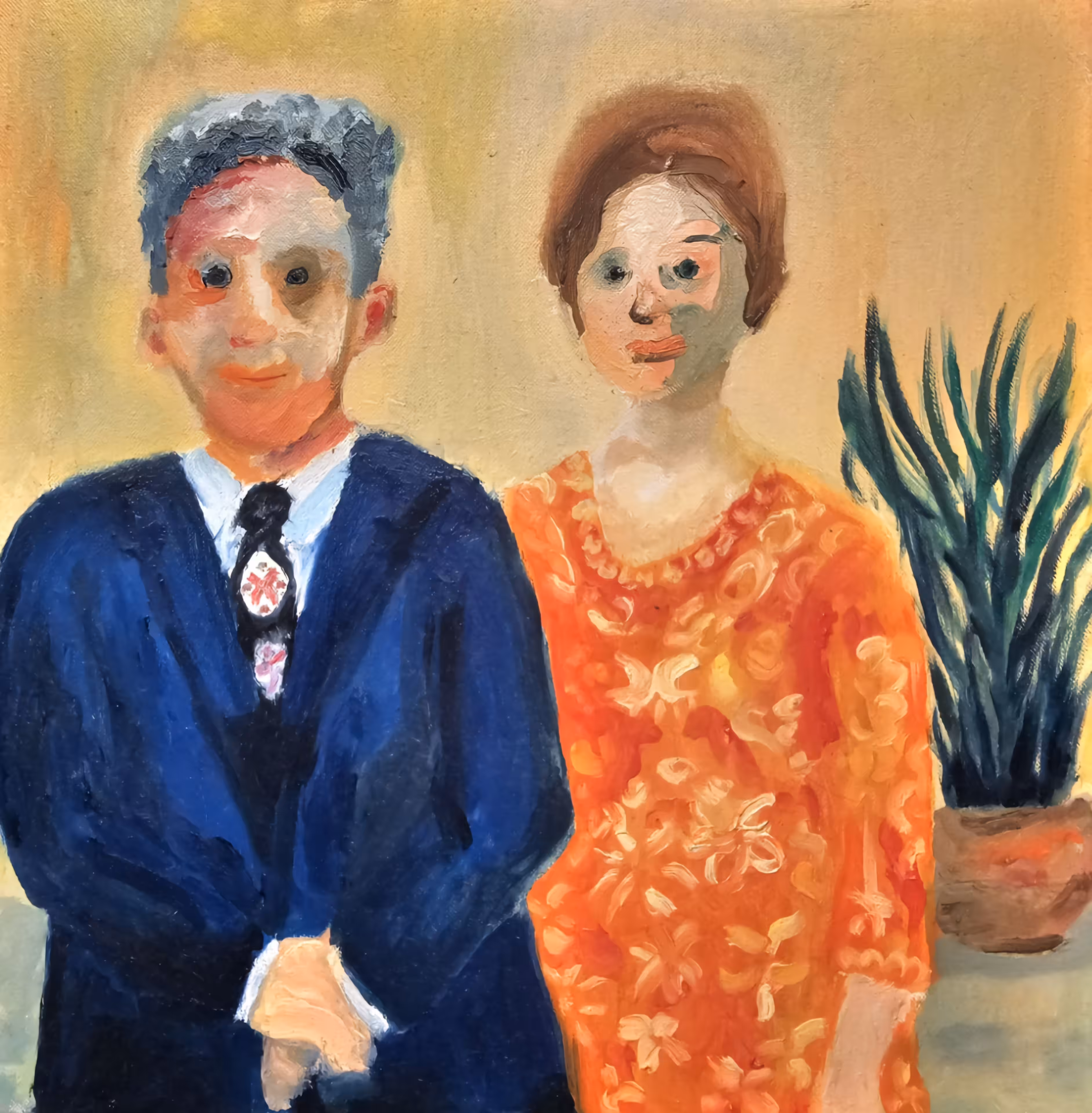 Mr Blue & Mrs Orange 