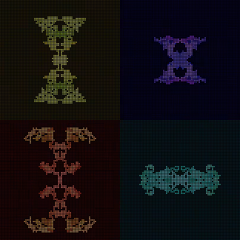 Dither Creatures 2x2 #108