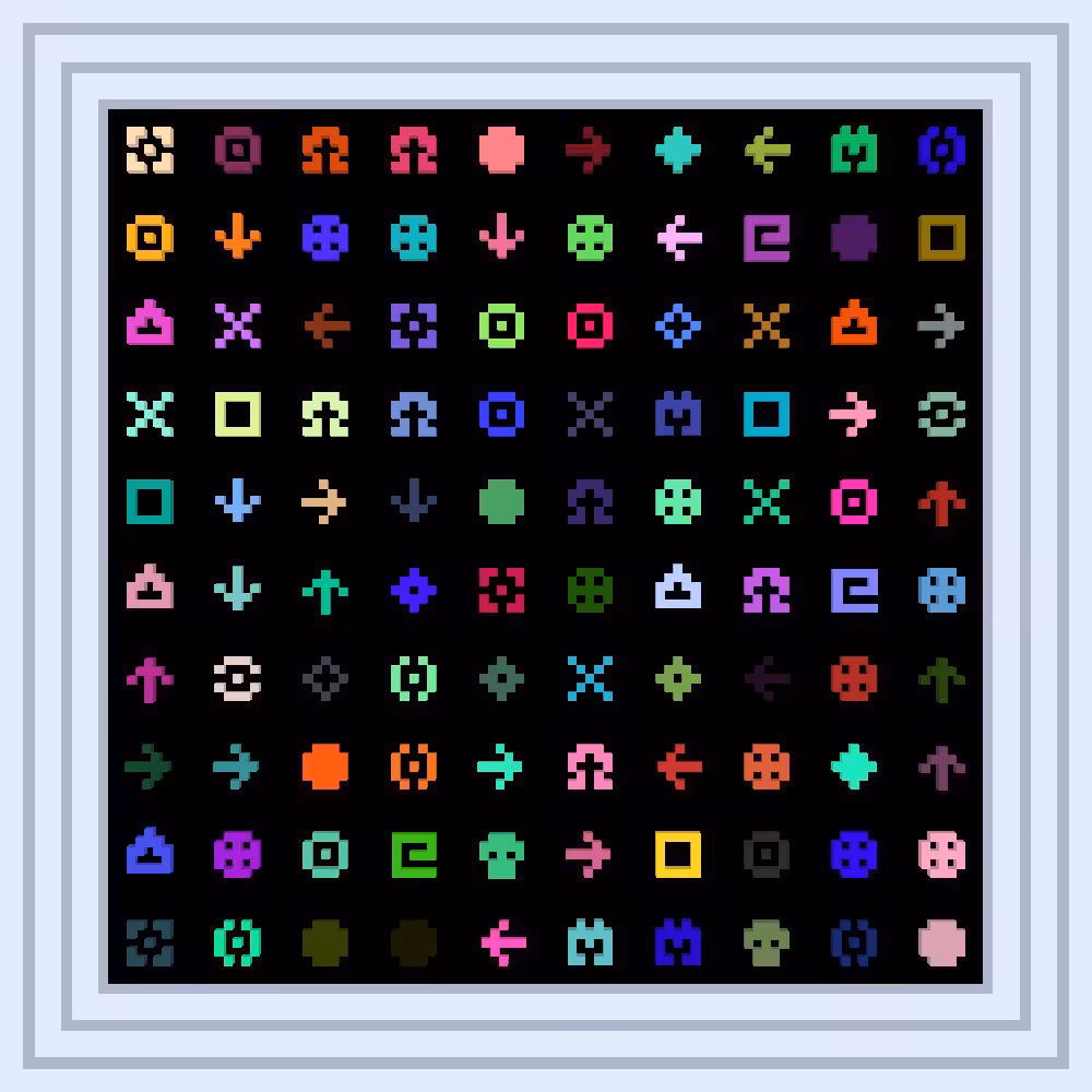 ass and titties  :: Procedural Symbols #64/1000
