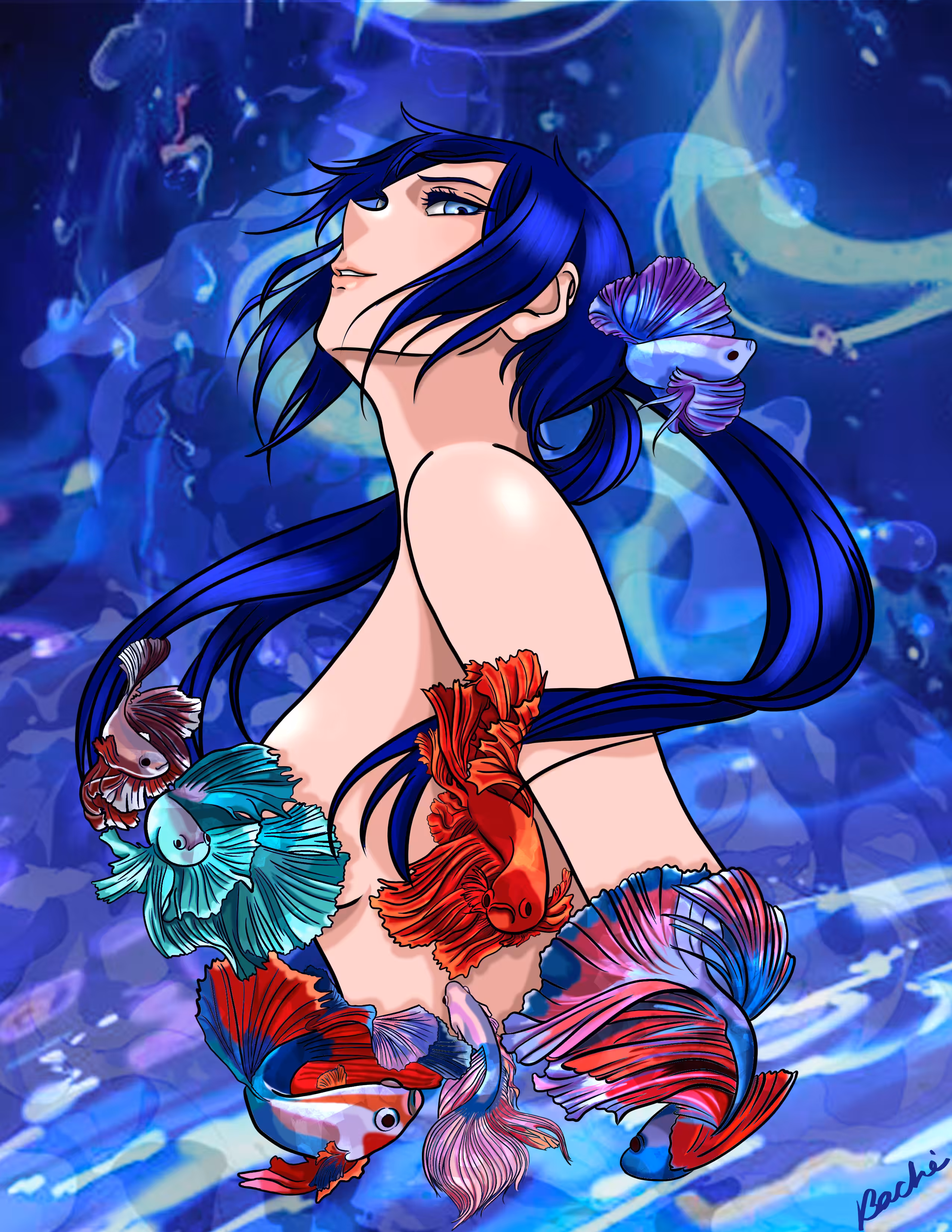 Alix Bache: Azure #1/10