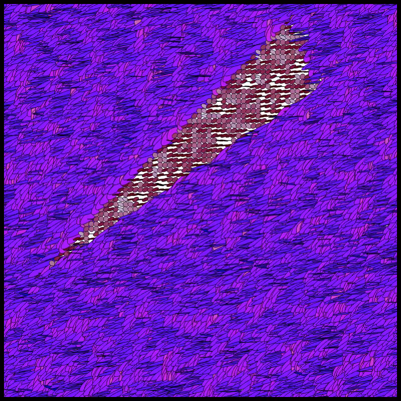 Flow Field Circles Triangle #78