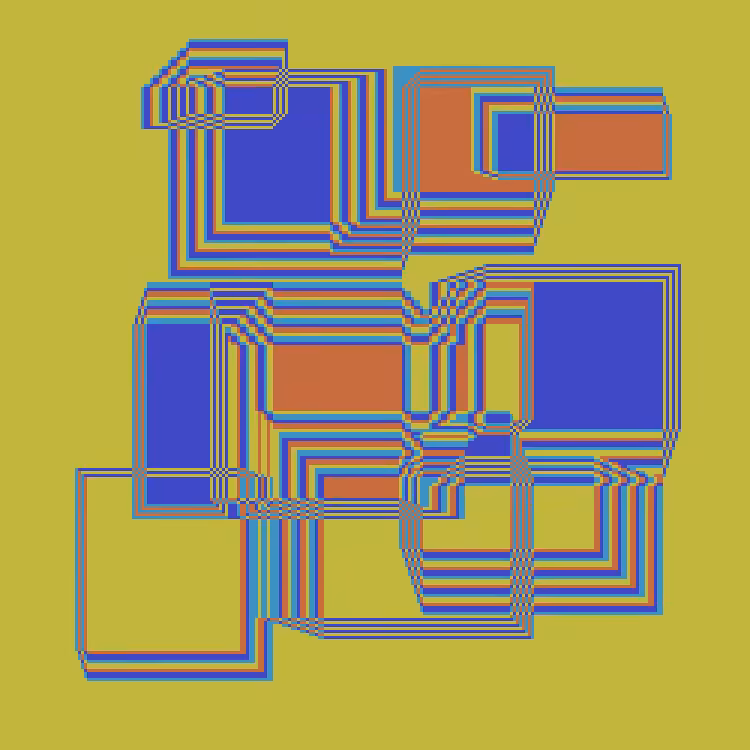 Superimposed Rectangles #13