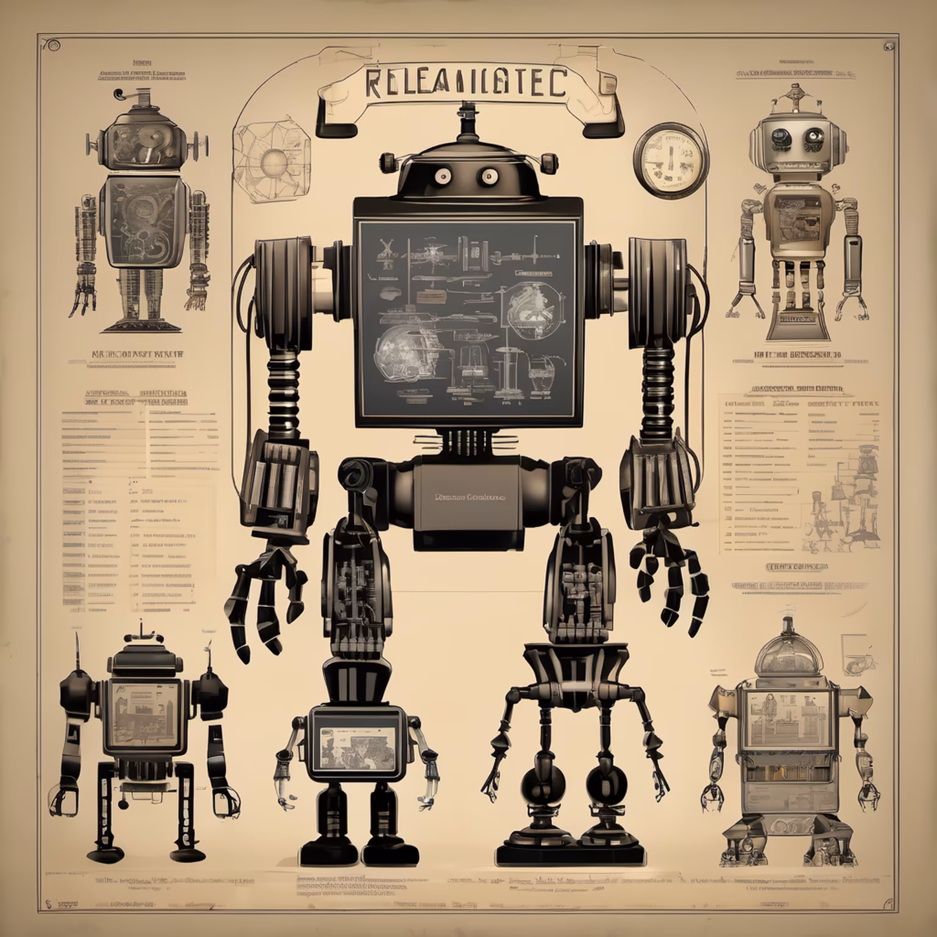STUDIES ON ROBOTS - 19TH CENTURY #5