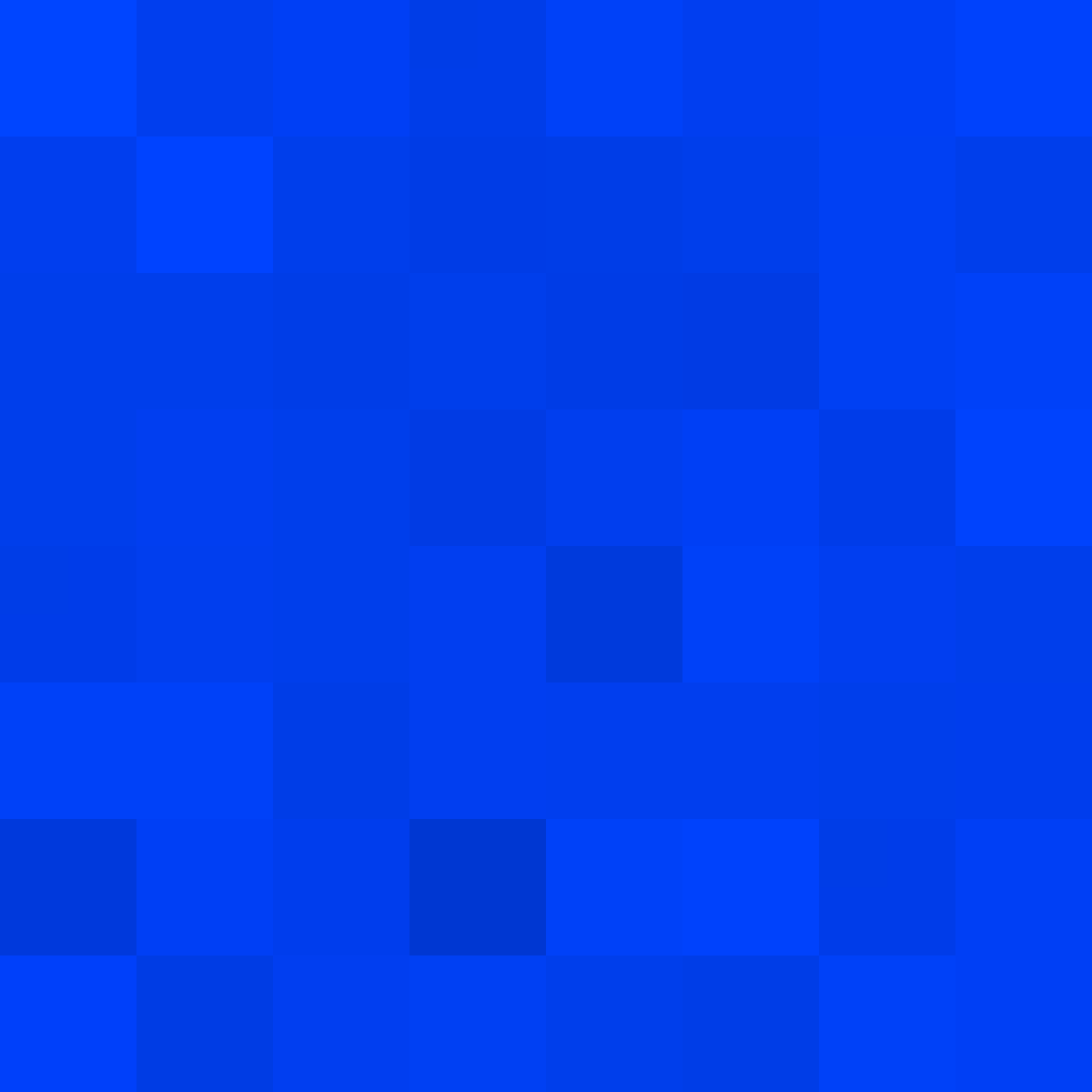 Proof of Work 8x8 Blue Duration