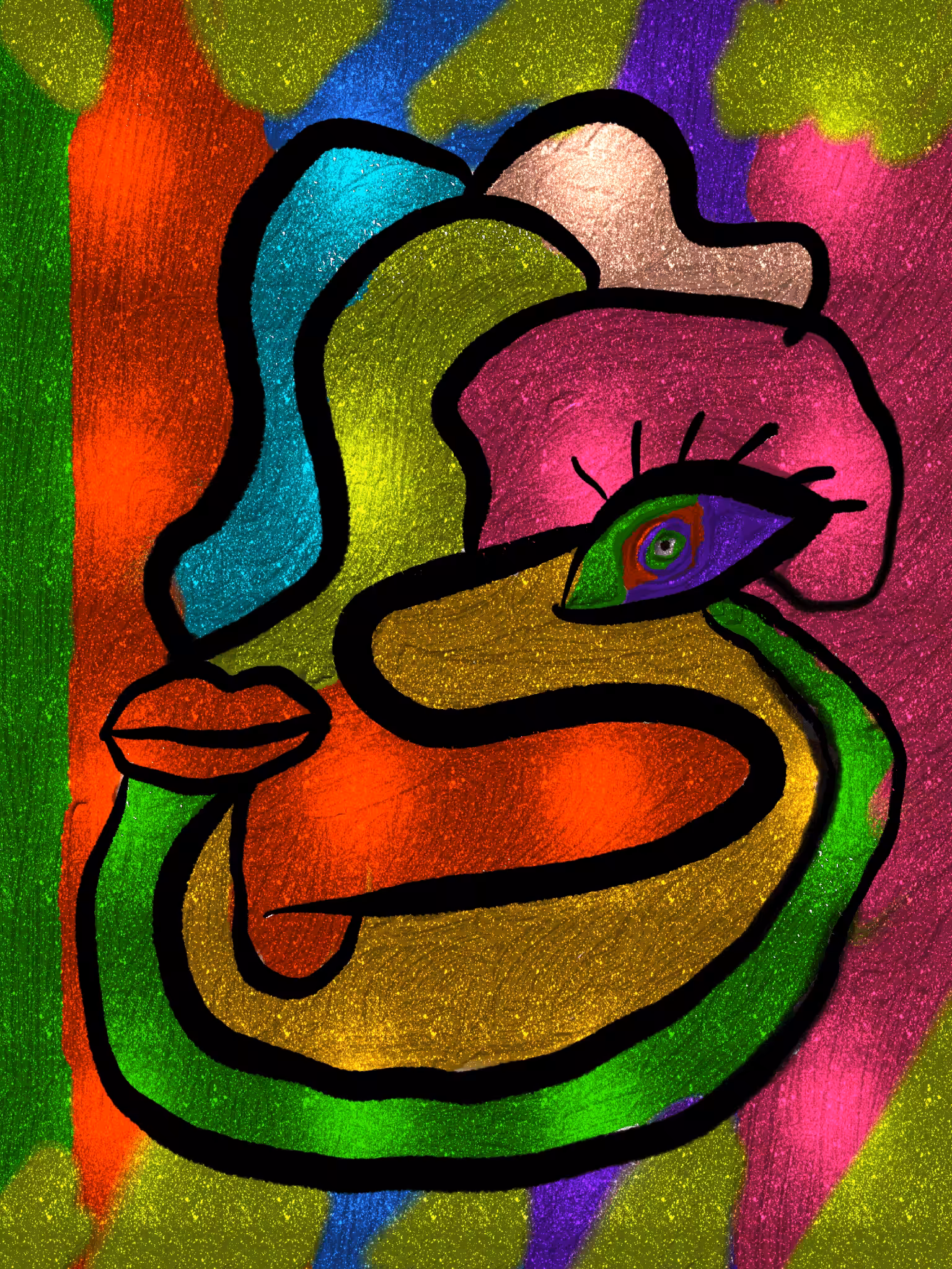 "Beautiful Abstract Girl" by Jacob Mesa