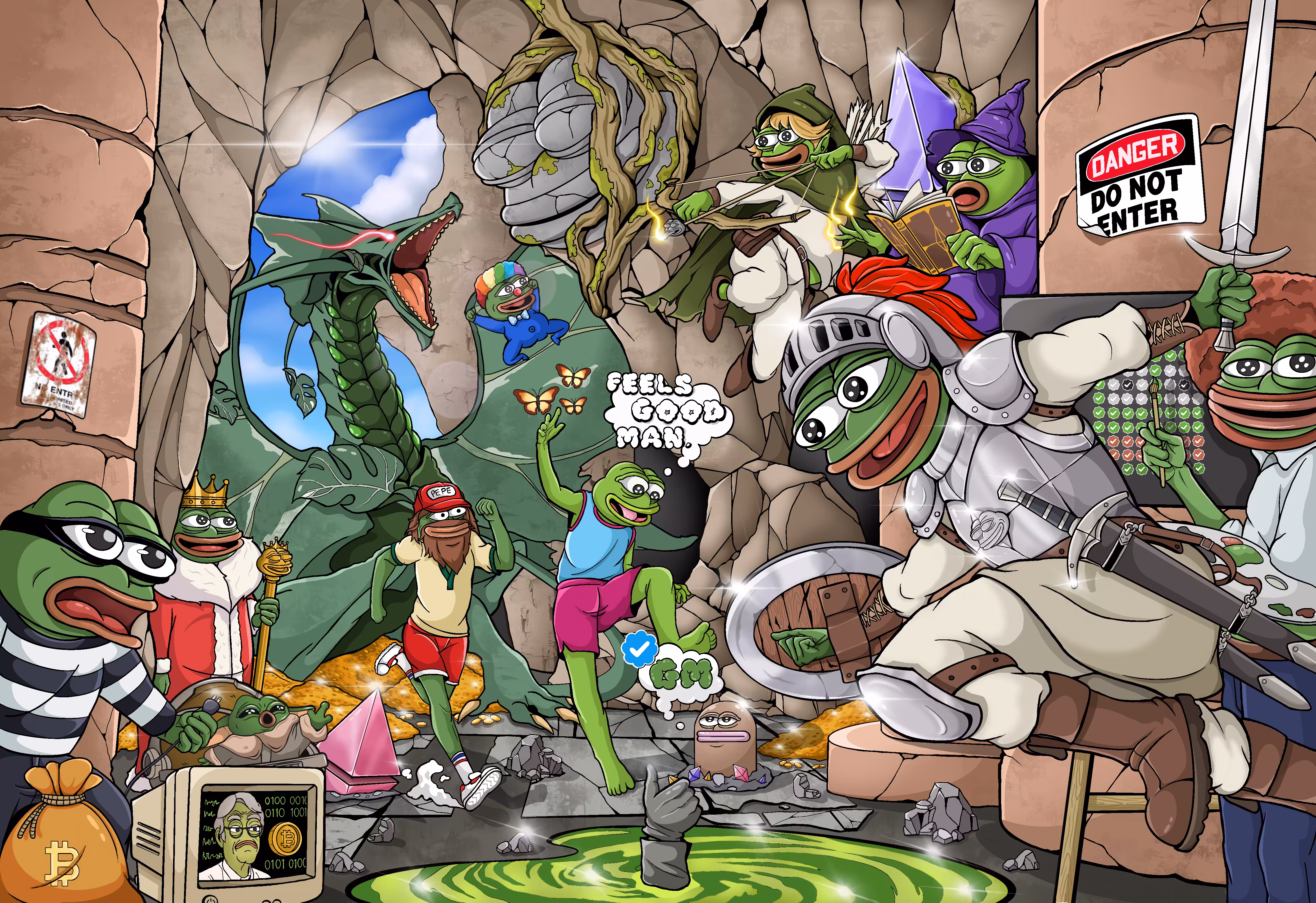 Frogs and dungeon