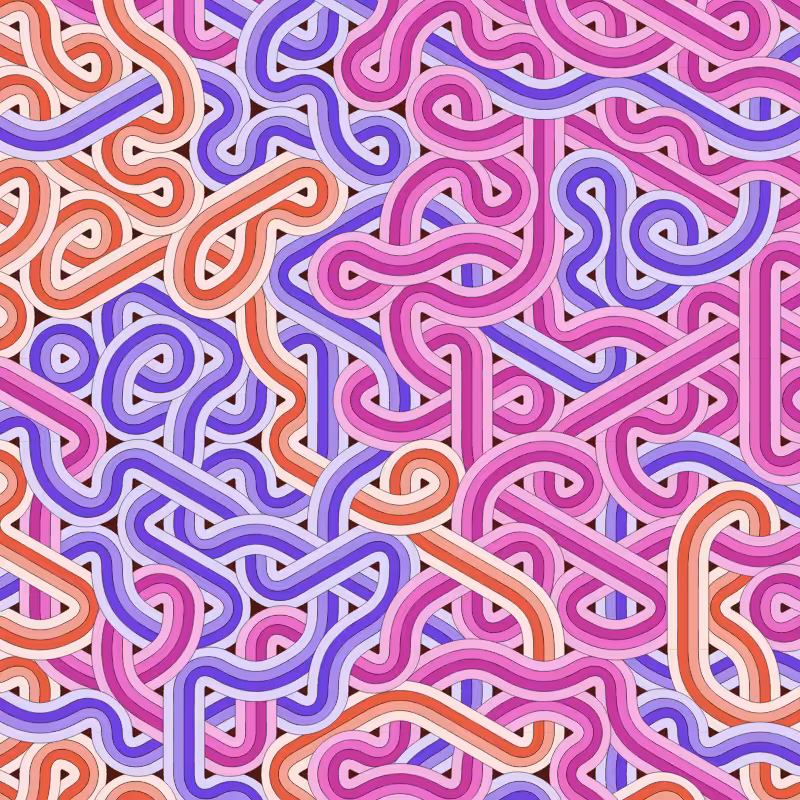 Bézier Truchet #104