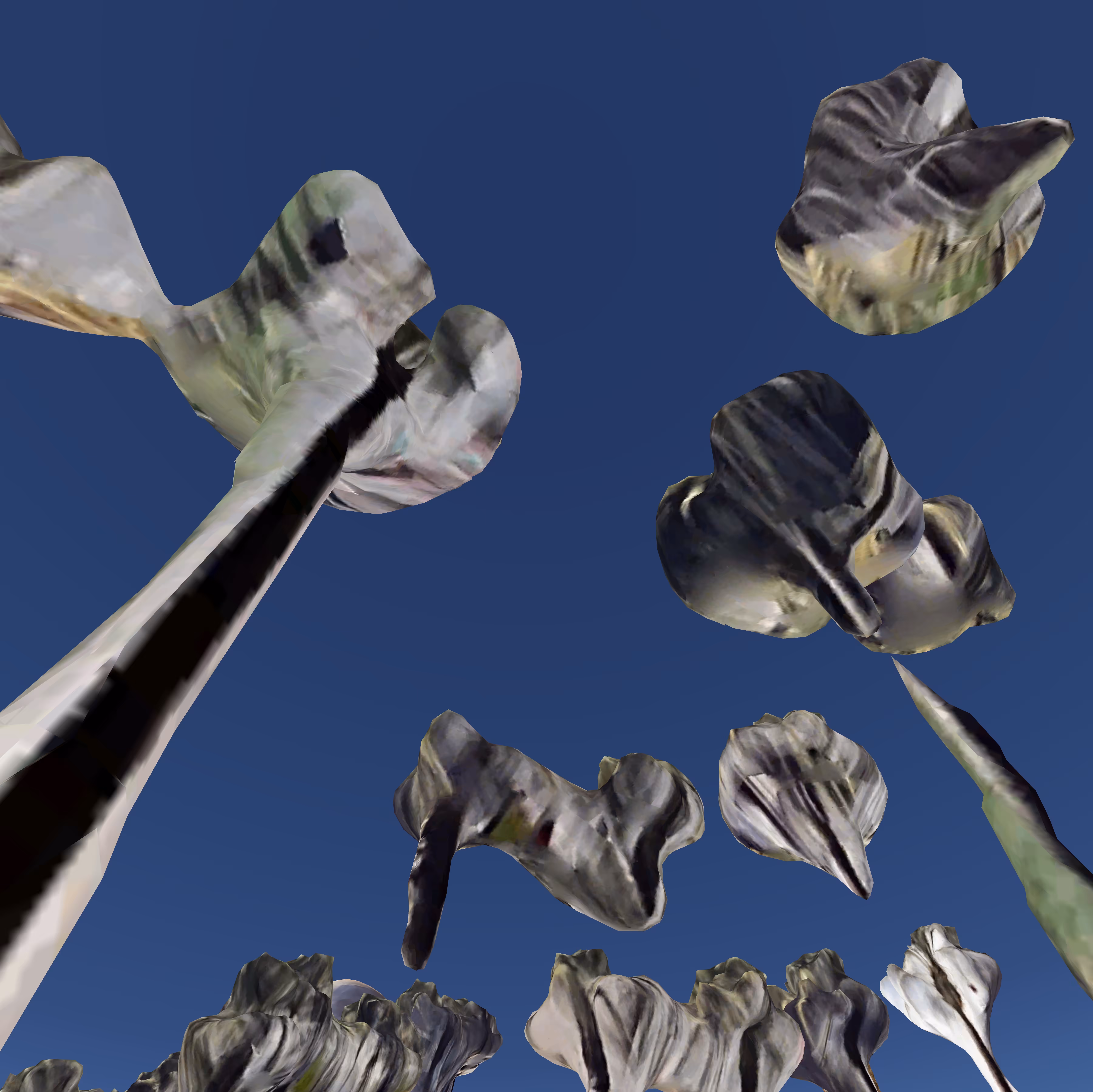 a small collection of trees (the luxor trees #10a)