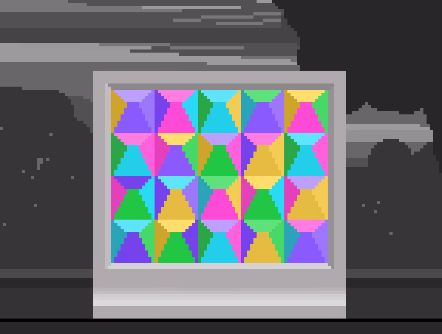 colored wall