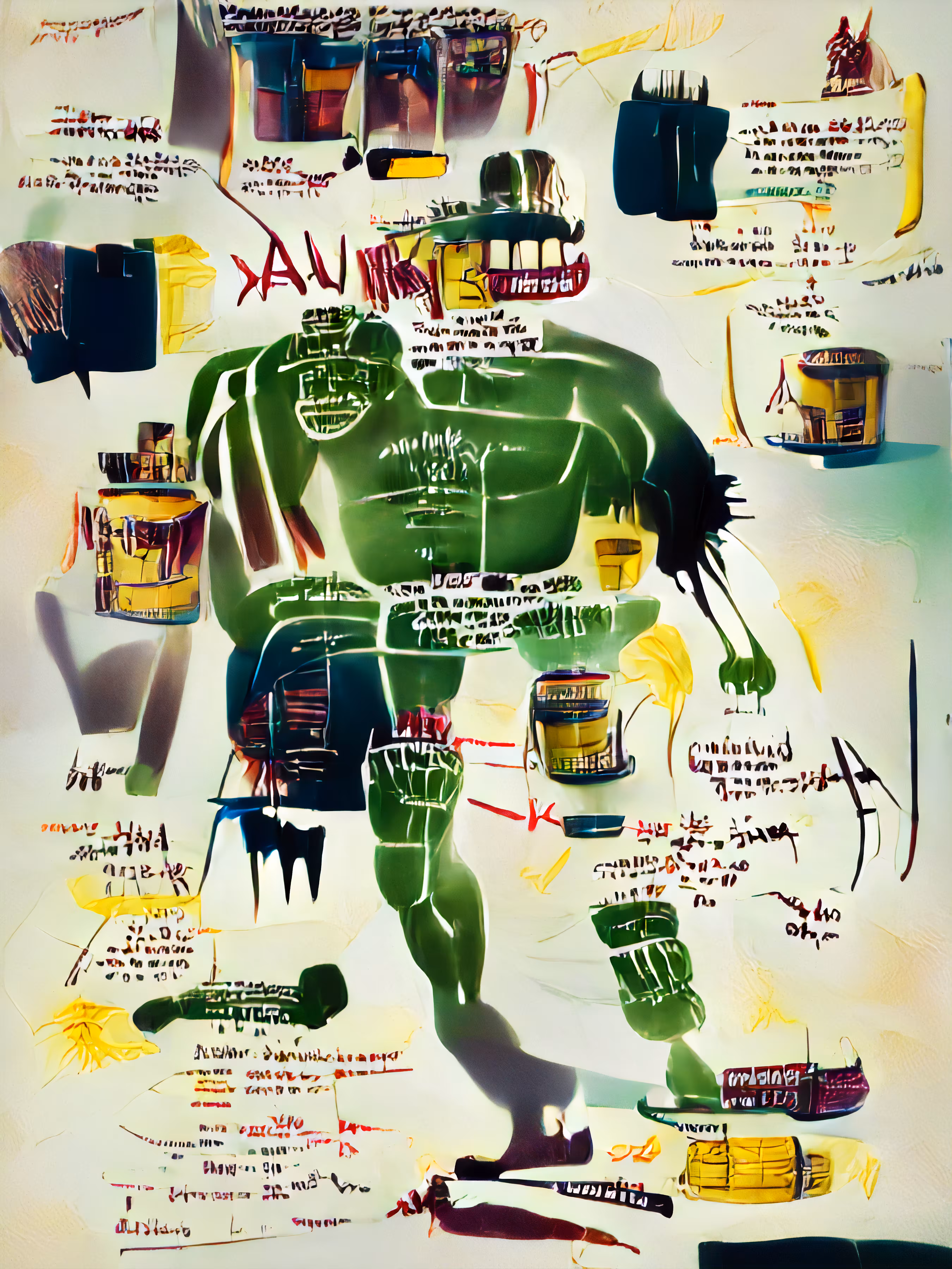 INCREDIBLE HULK ANATOMY